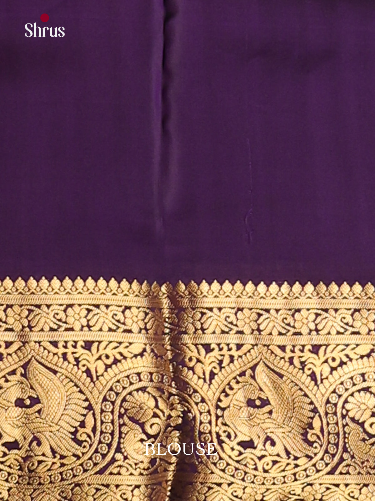Violet(single Tone)- Kanchipuram-halfpure Saree - Shop on Shrus.com