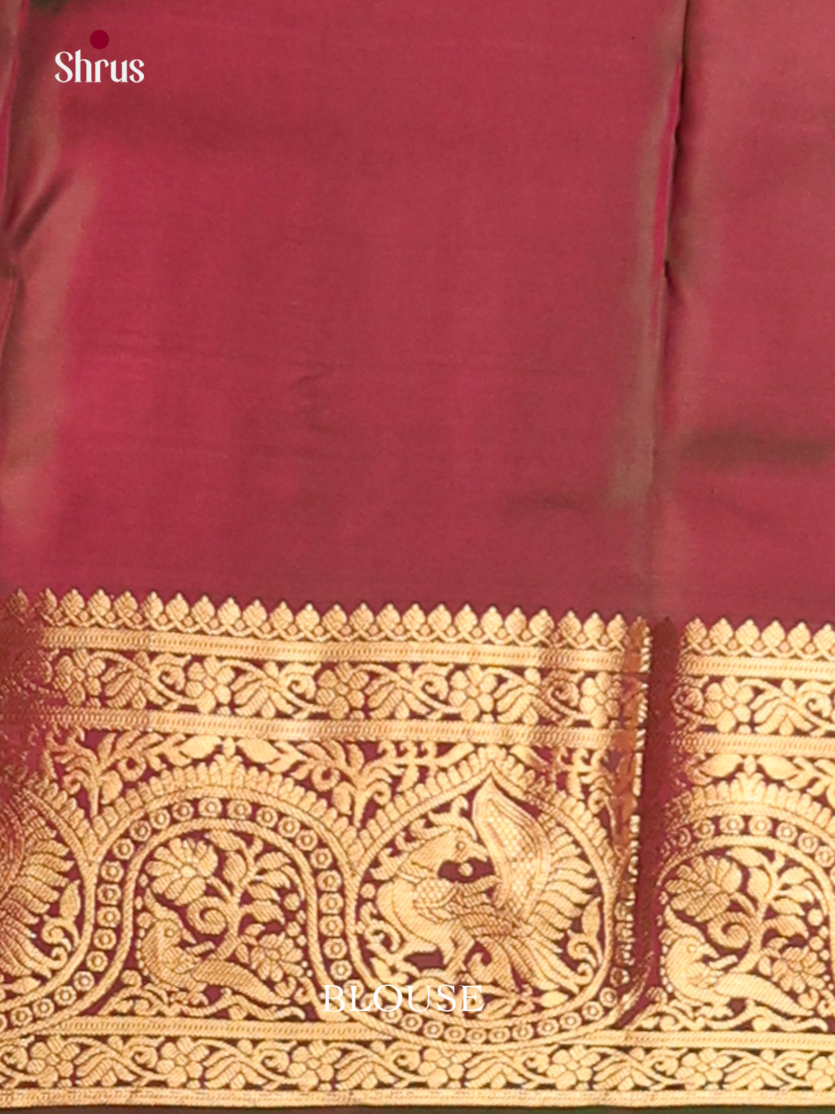 Purple & Green - Kanchipuram-halfpure Saree - Shop on Shrus.com