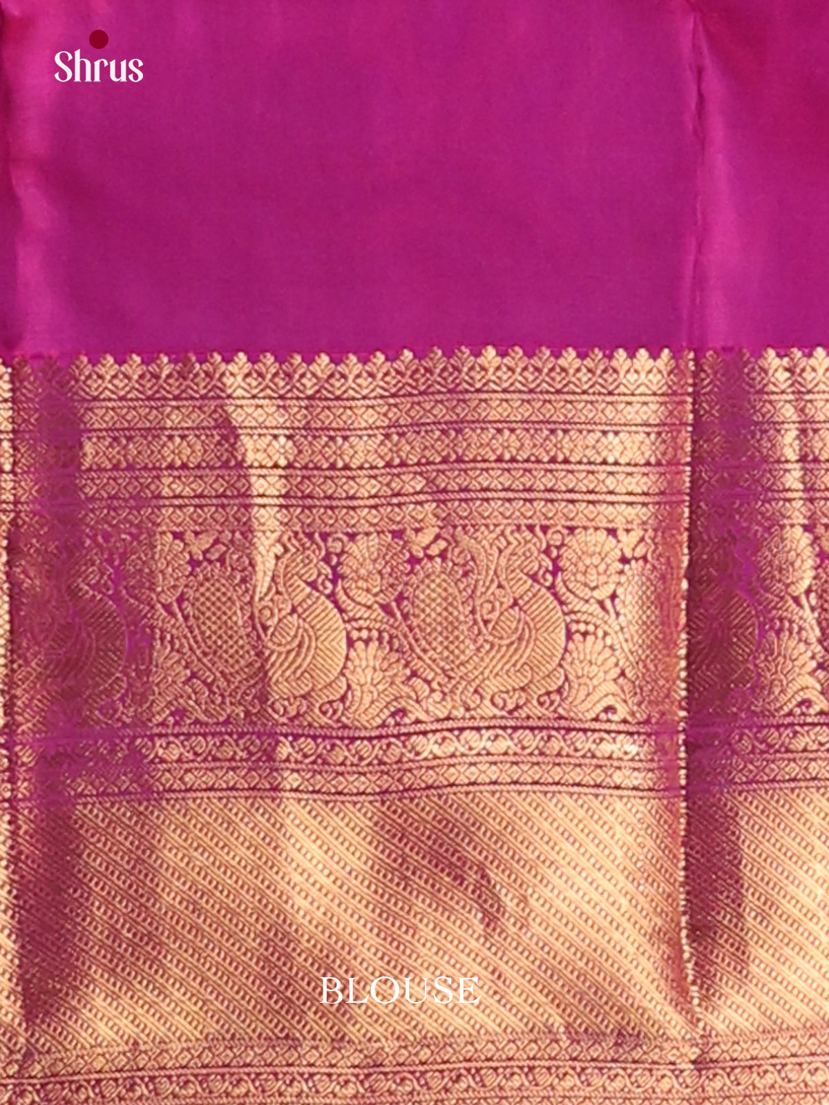 Blue & Purple - Kanchipuram-halfpure Saree