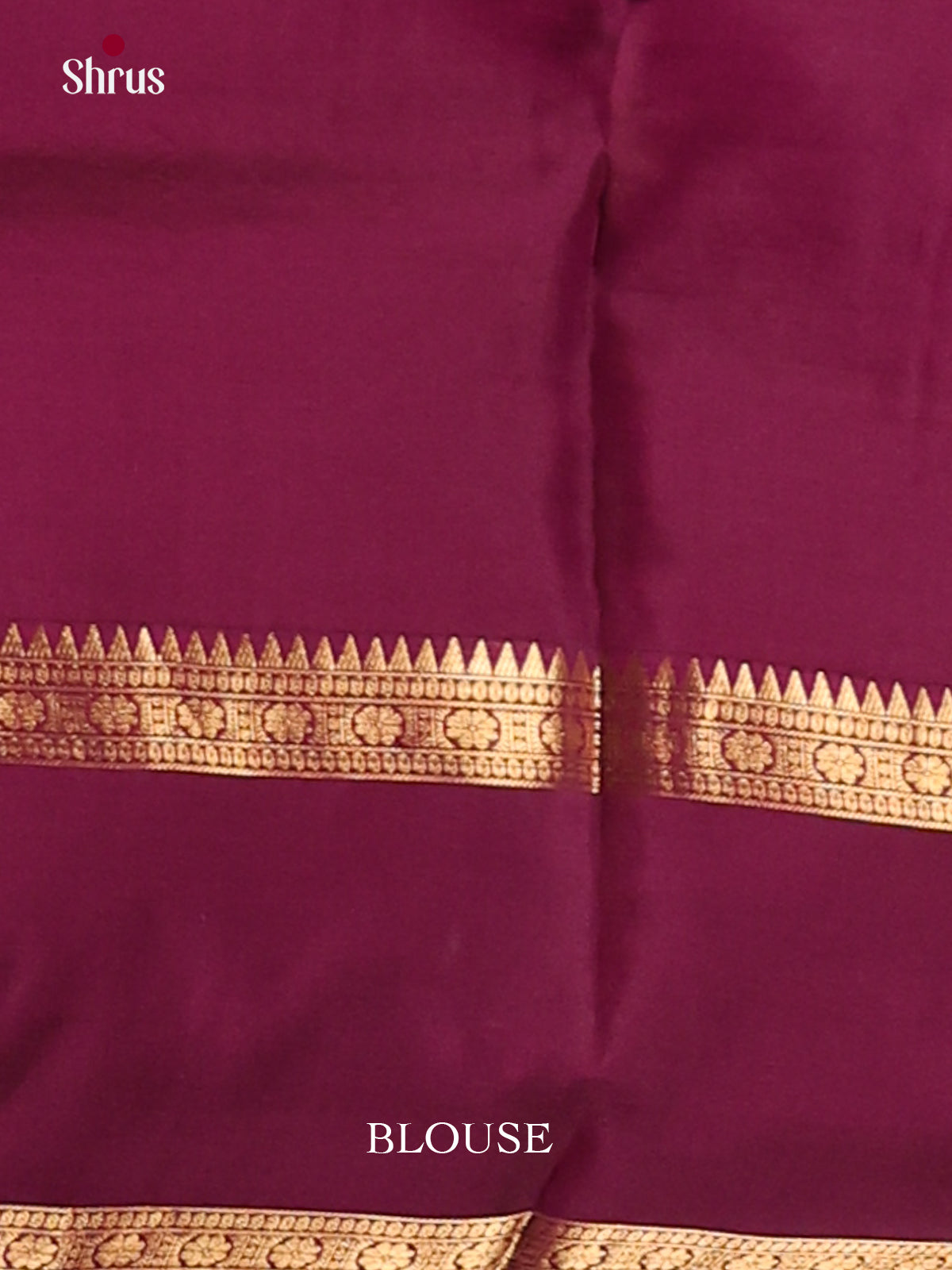 Grey & Purple - Kanchipuram-halfpure Saree - Shop on Shrus.com