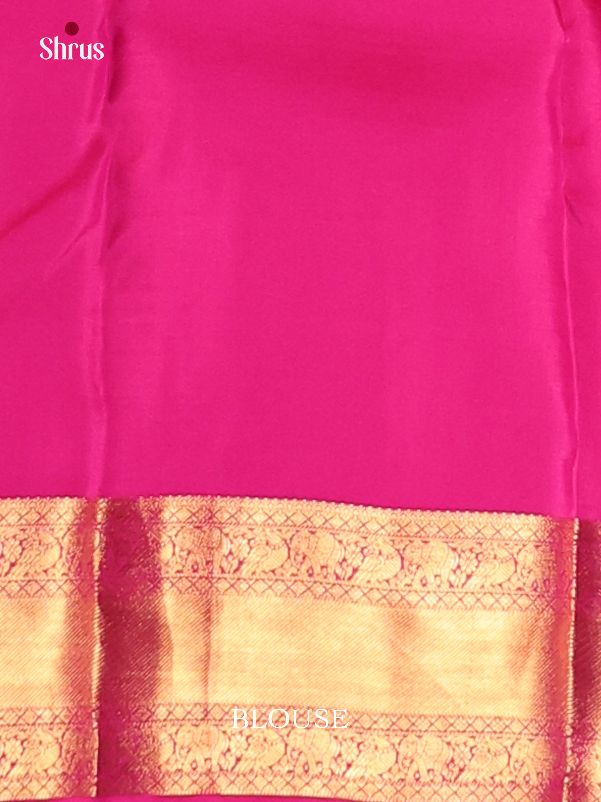 Red & Pink - Kanchipuram-halfpure Saree - Shop on Shrus.com