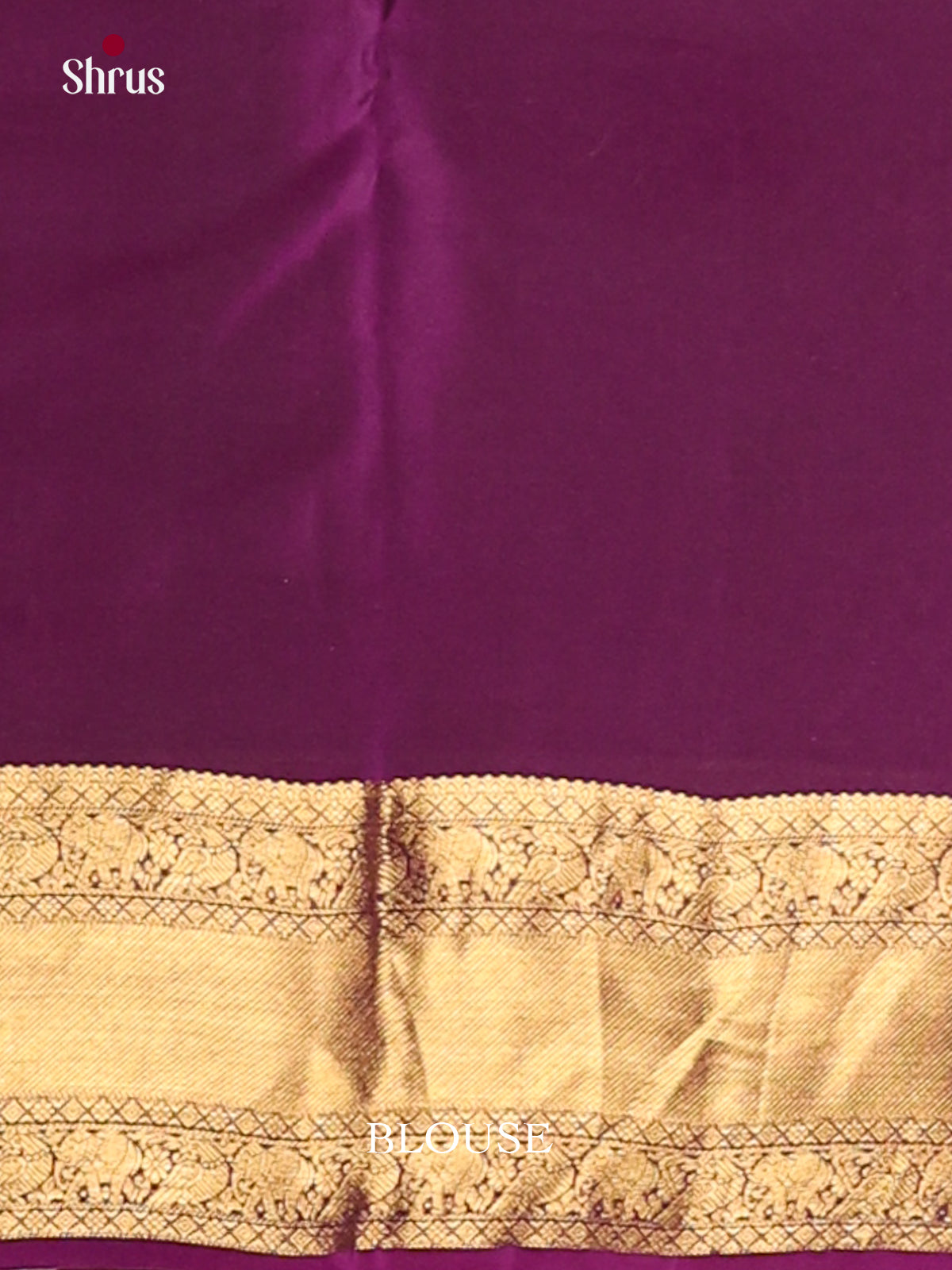 Leaf Green & Purple- Kanchipuram-halfpure Saree - Shop on Shrus.com
