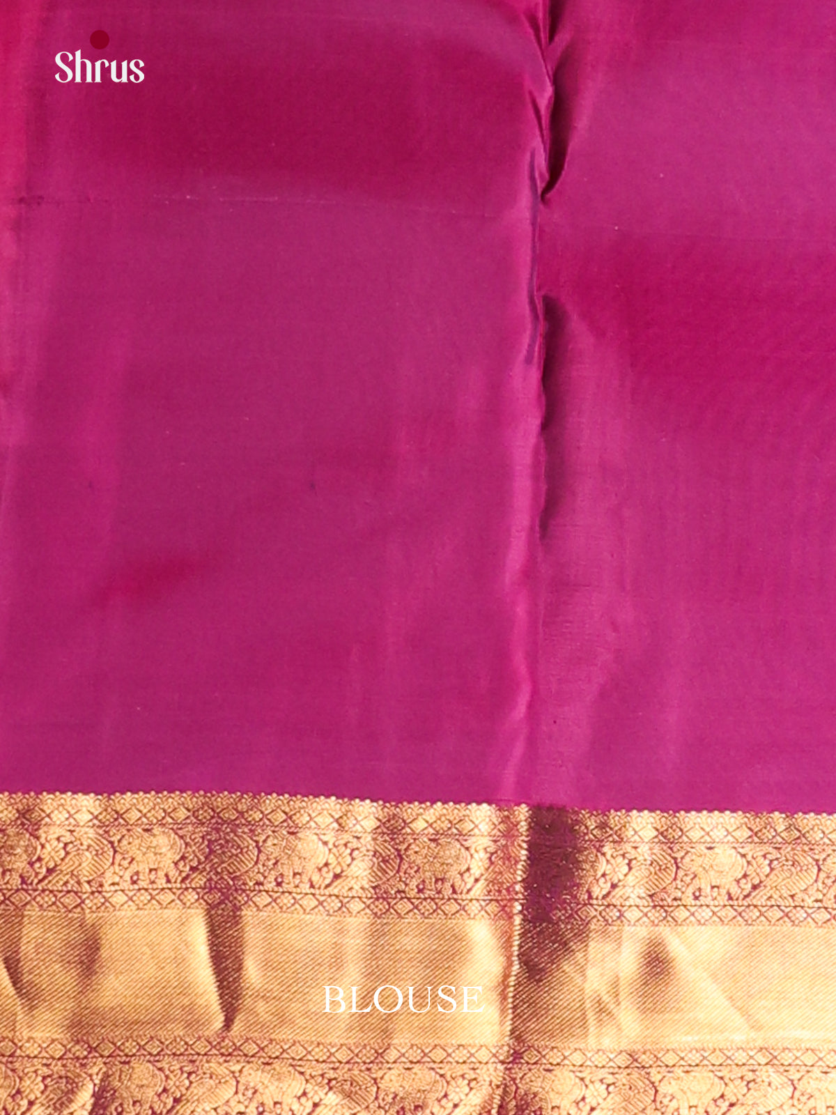 Blue & Purple - Kanchipuram-halfpure Saree