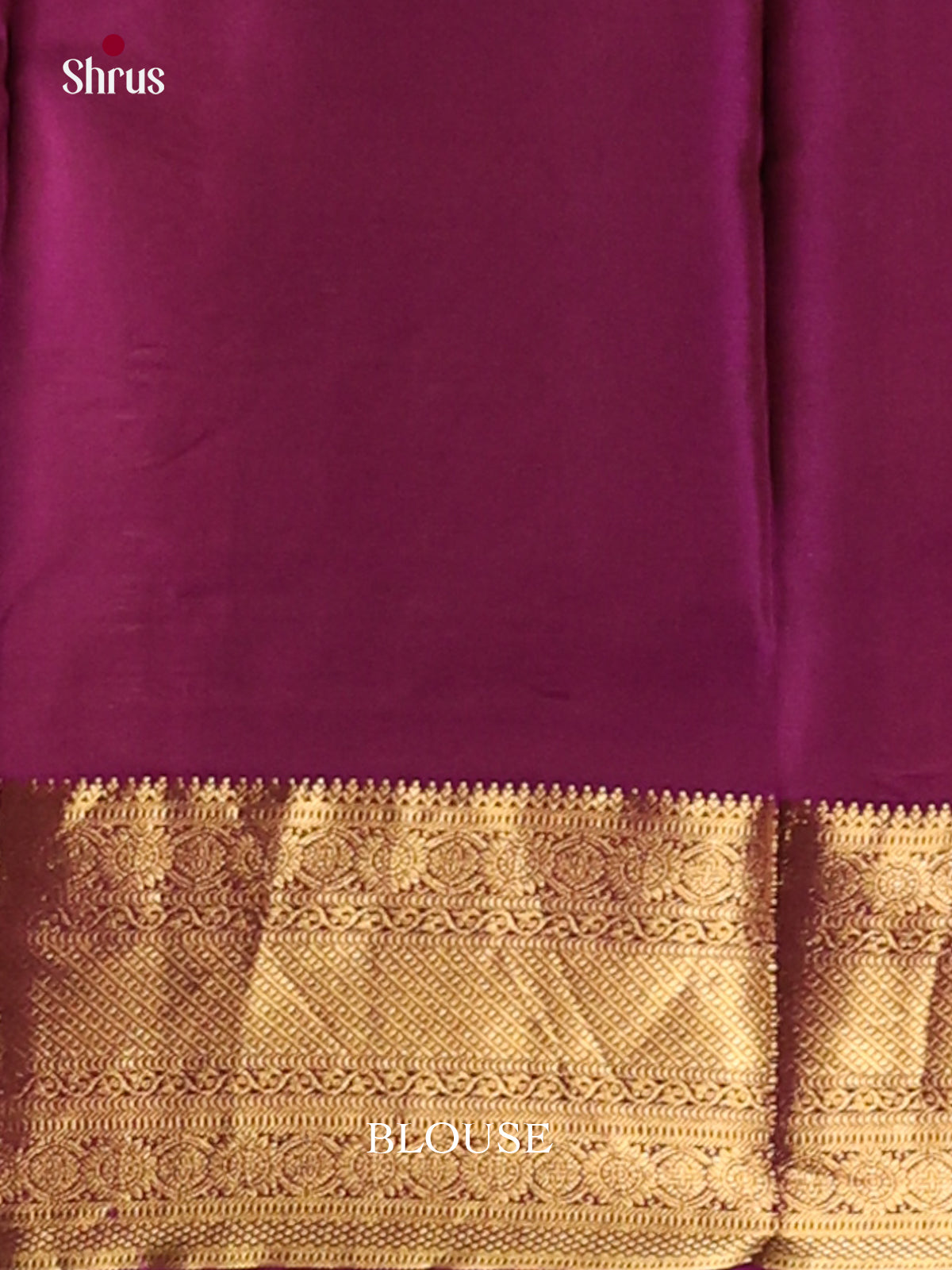 Mehandi Green & Purple - Kanchipuram-halfpure Saree - Shop on Shrus.com