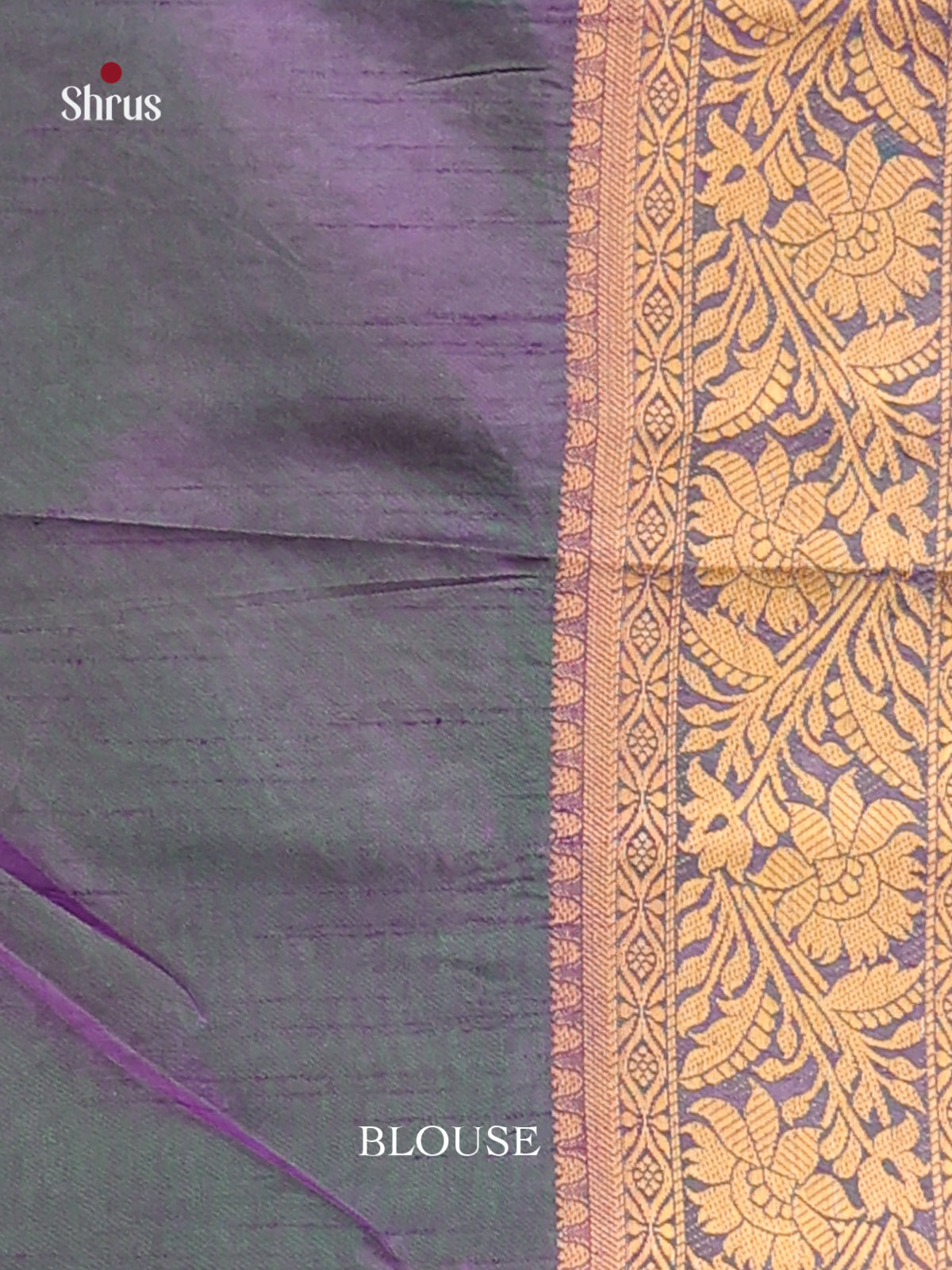 Blue & Purple - Semi Patola Saree