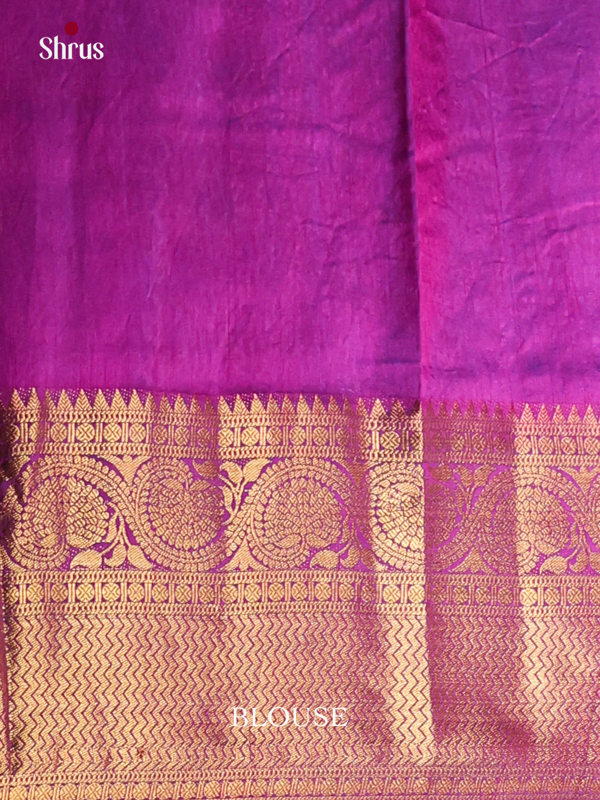 Blue & Purple- Semi Patola Saree