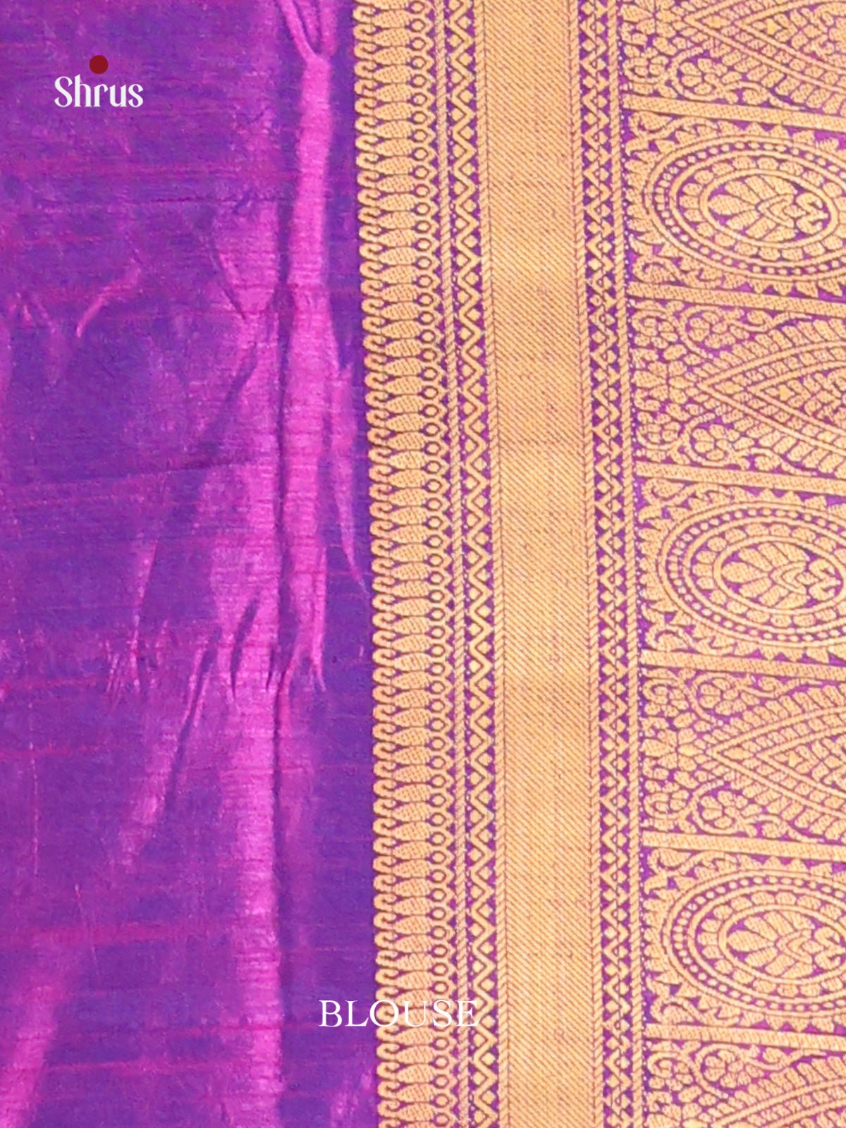 Blue & Purple- Semi Patola Saree