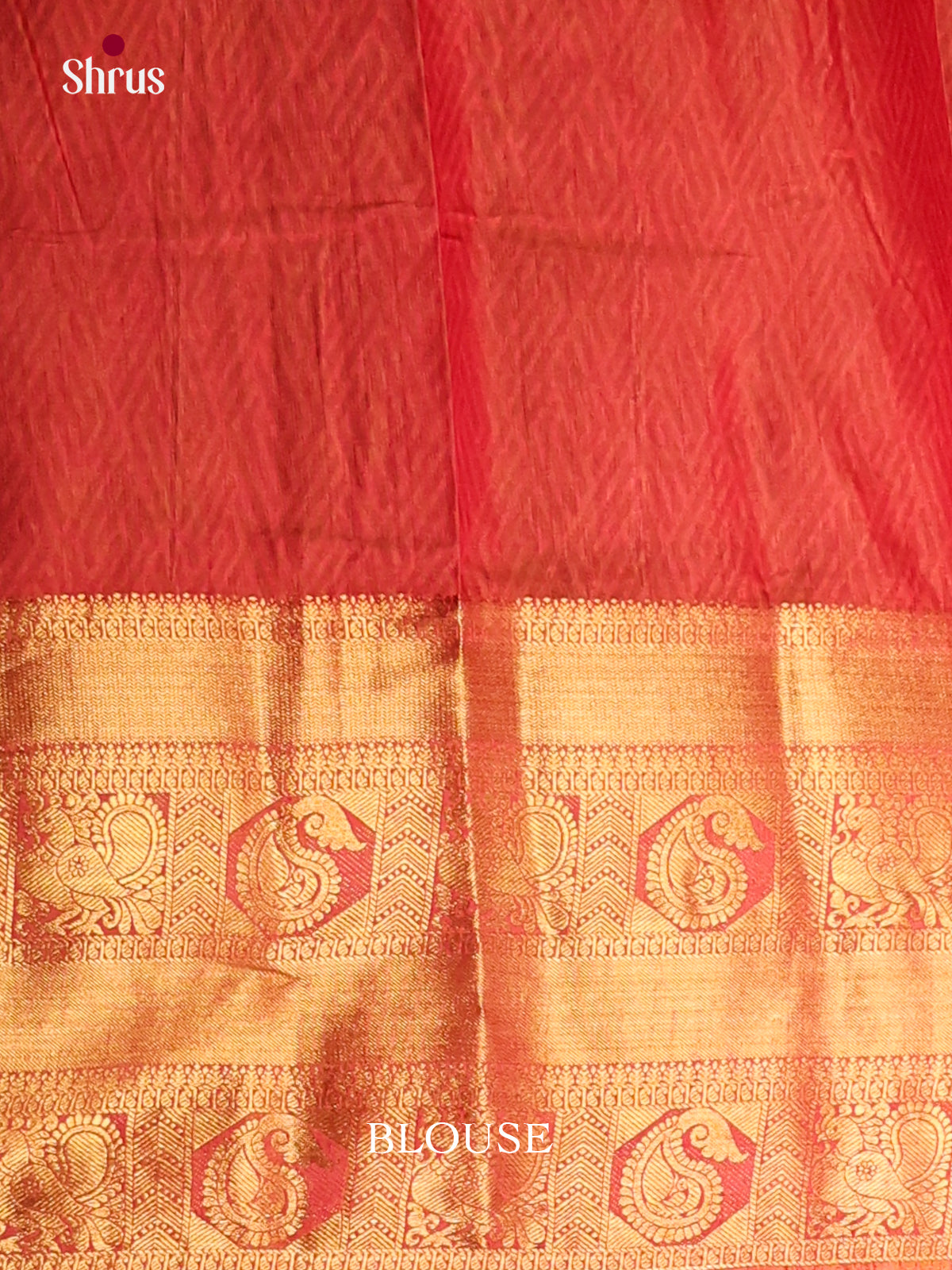 Mustard & Brick - Semi Patola Saree - Shop on Shrus.com