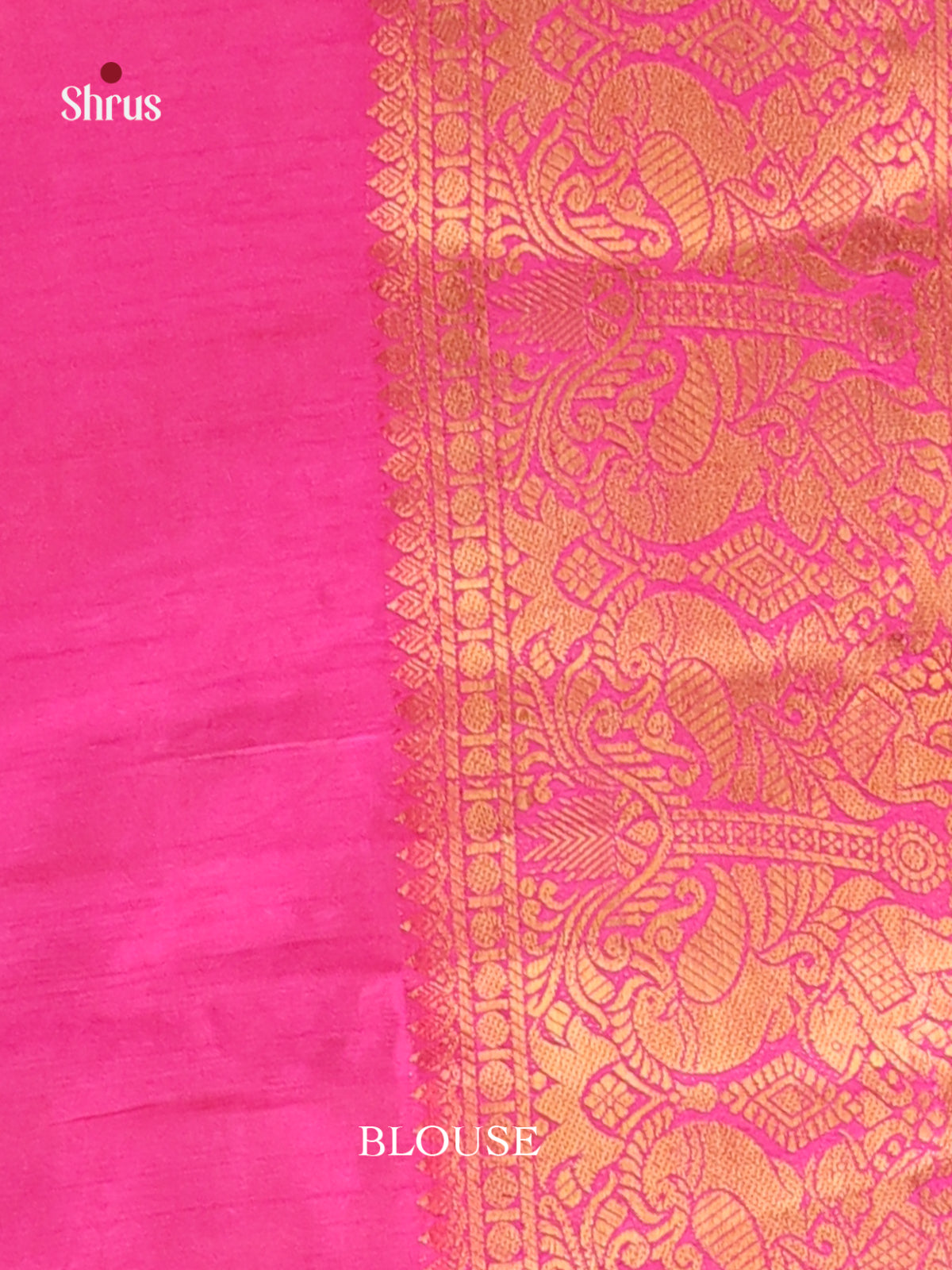 Purple & Pink - Semi Patola Saree - Shop on Shrus.com