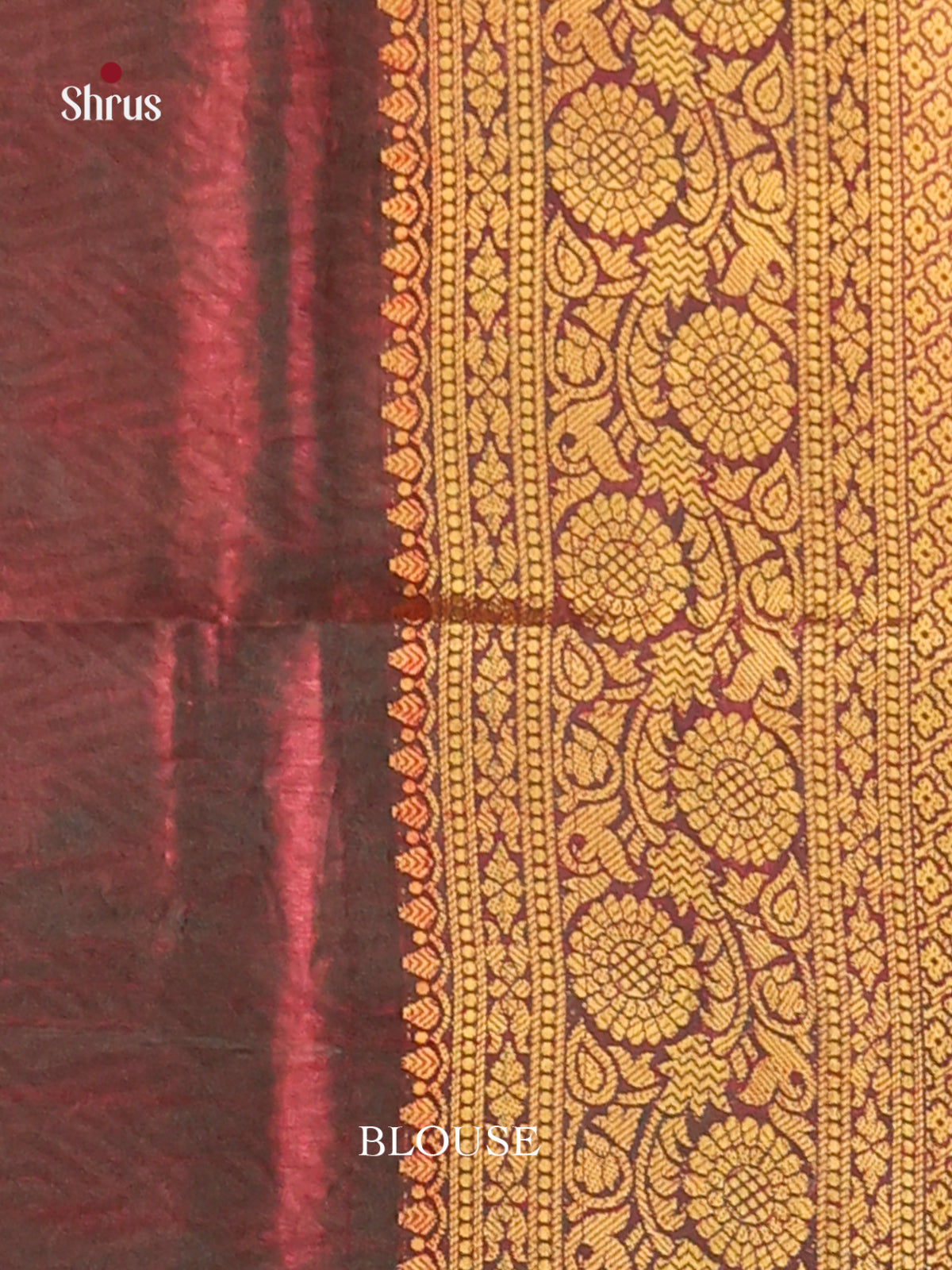 Green & Maroon- Semi Patola Saree - Shop on Shrus.com
