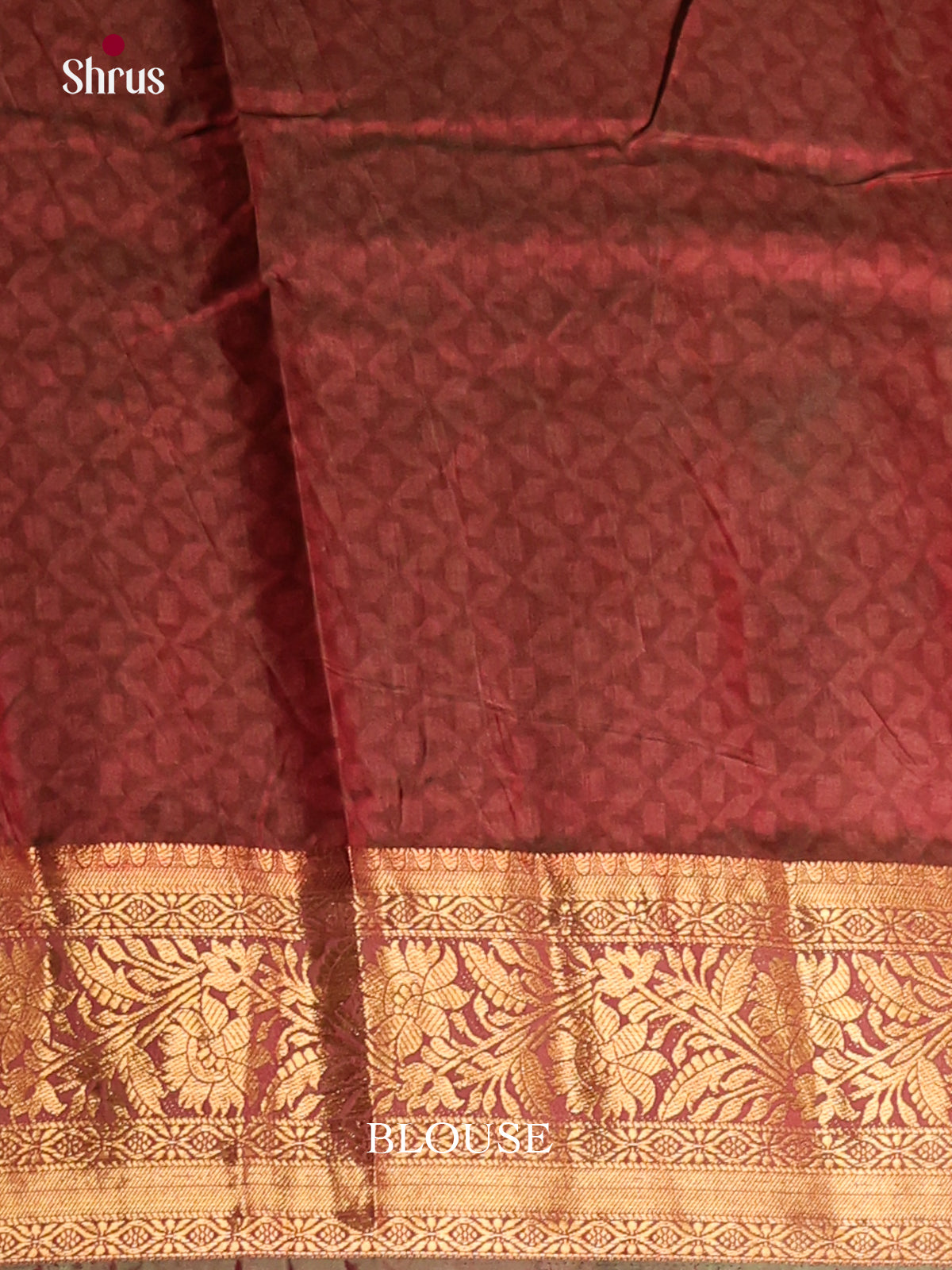 Green & Maroon - Semi Patola Saree - Shop on Shrus.com