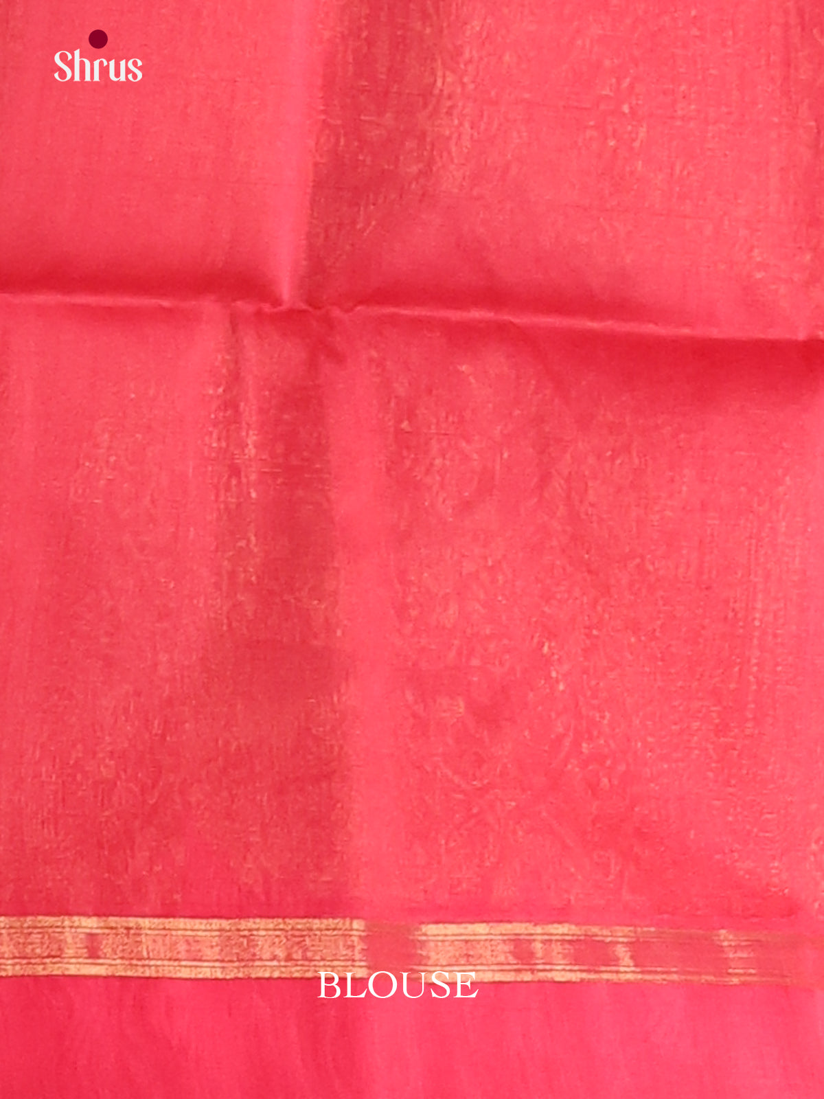 Peachish Pink Silk Cotton Saree gleams with paisley buttas - Shop on Shrus.com