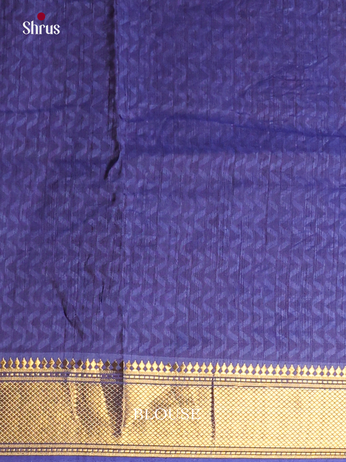 Blue - Semi Patola Saree