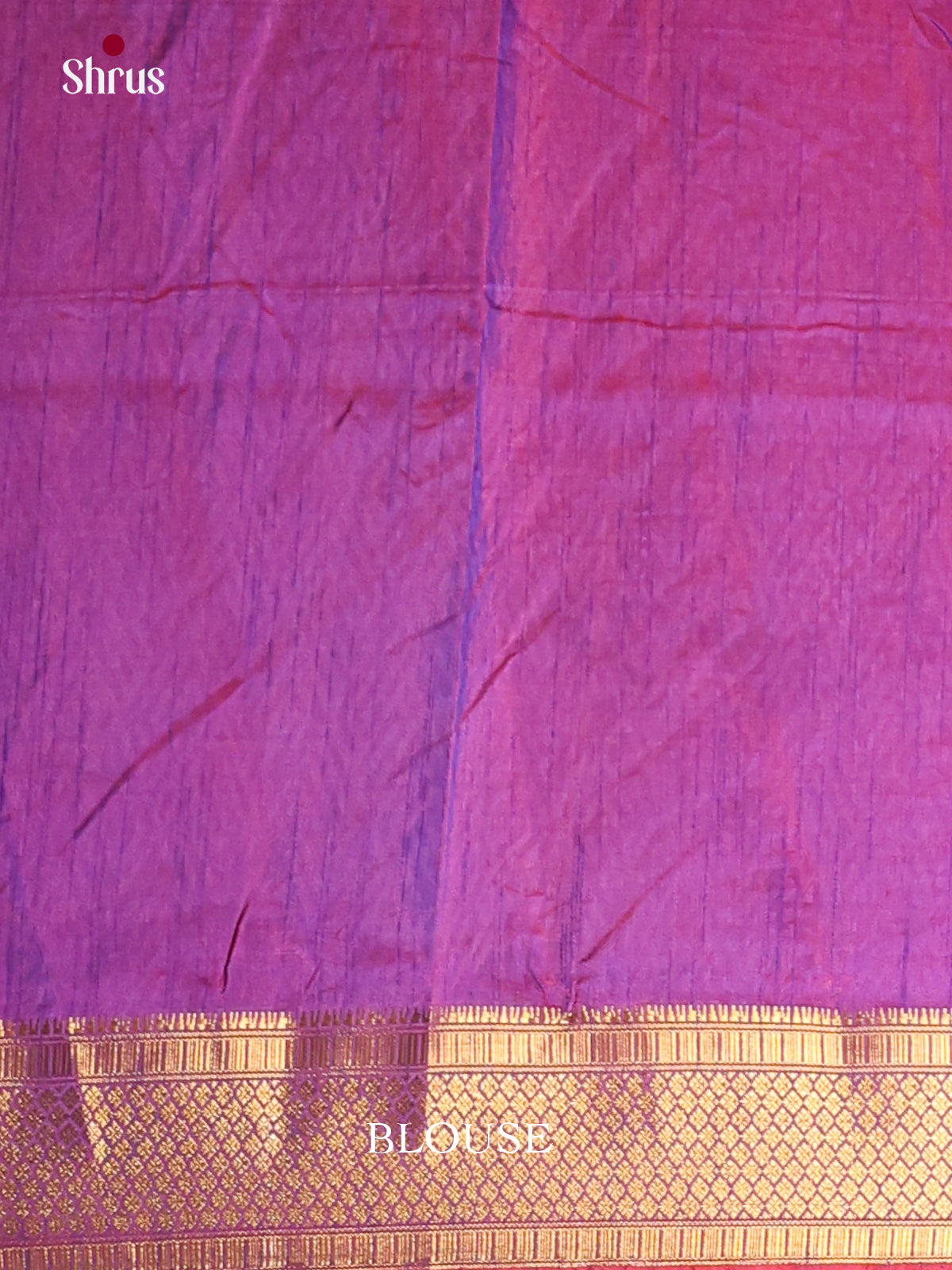 Pink & Purple- Semi Patola Saree - Shop on Shrus.com