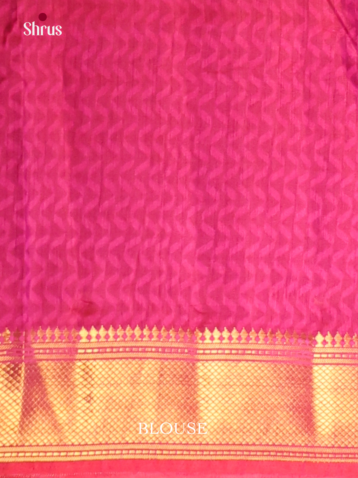 Pink- Semi Patola Saree - Shop on Shrus.com