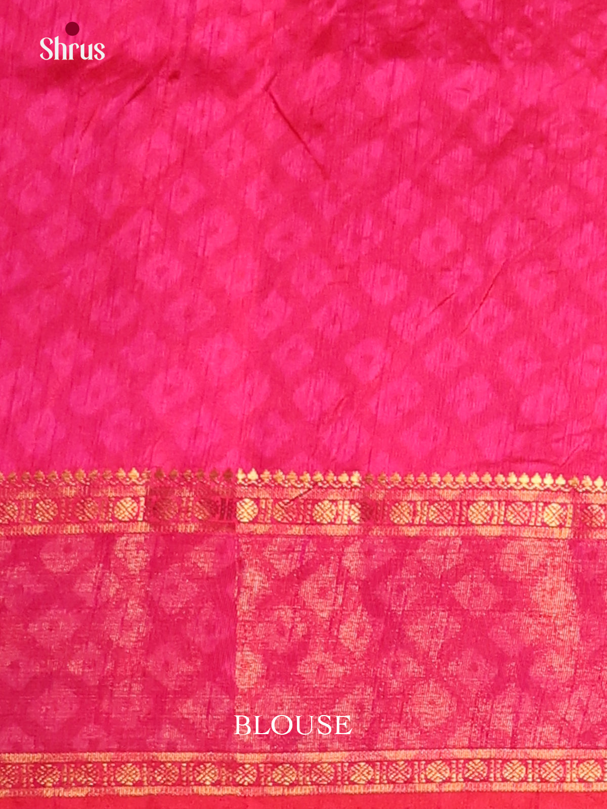 Purple & Pink - Semi Patola Saree - Shop on Shrus.com