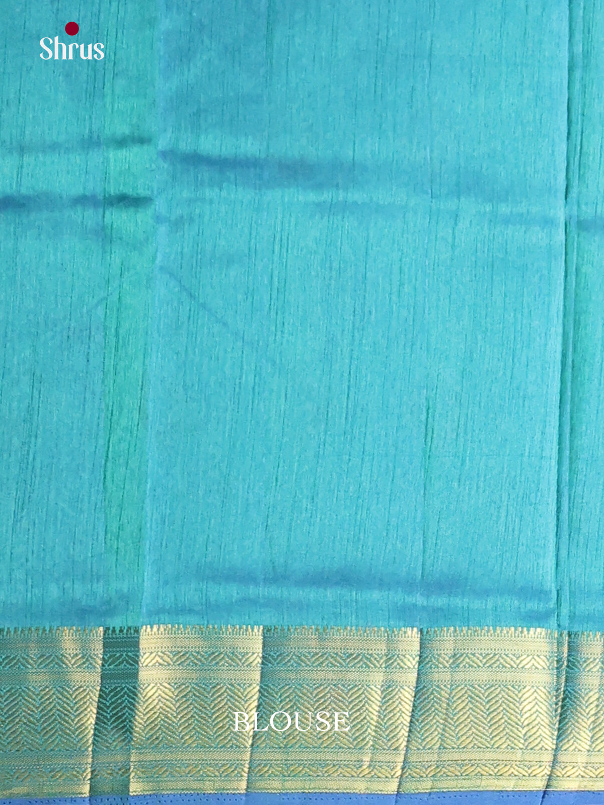 Blue & Teal - Semi Patola Saree