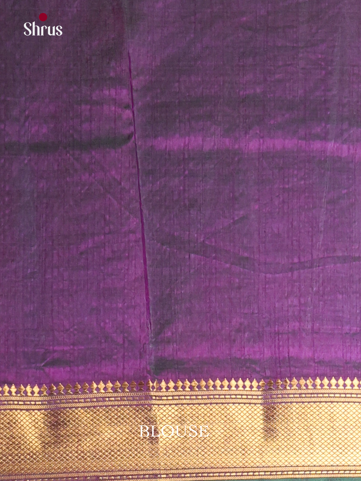 Blue & Purple- Semi Patola Saree
