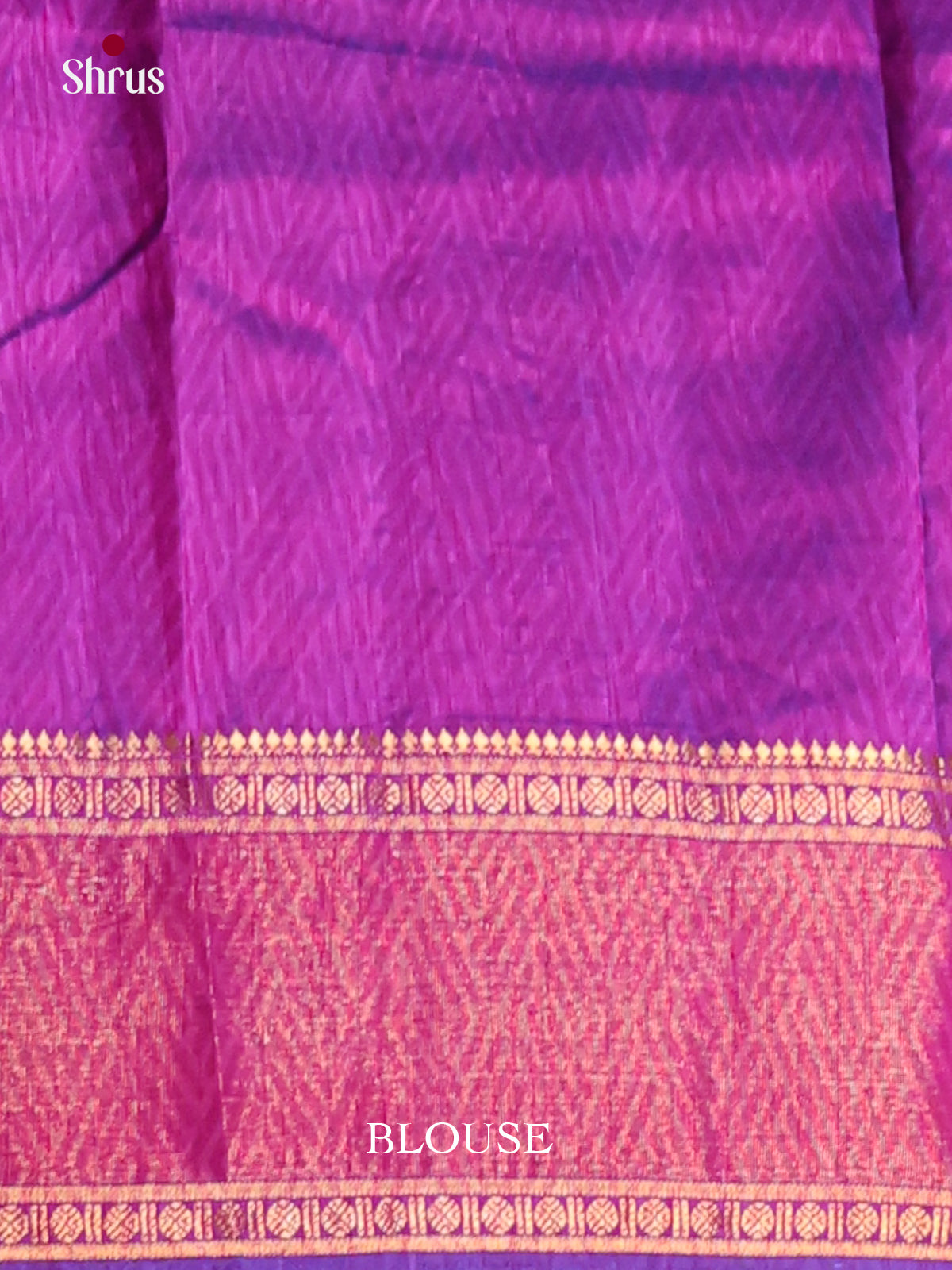 Blue & Purple - Semi Patola Saree