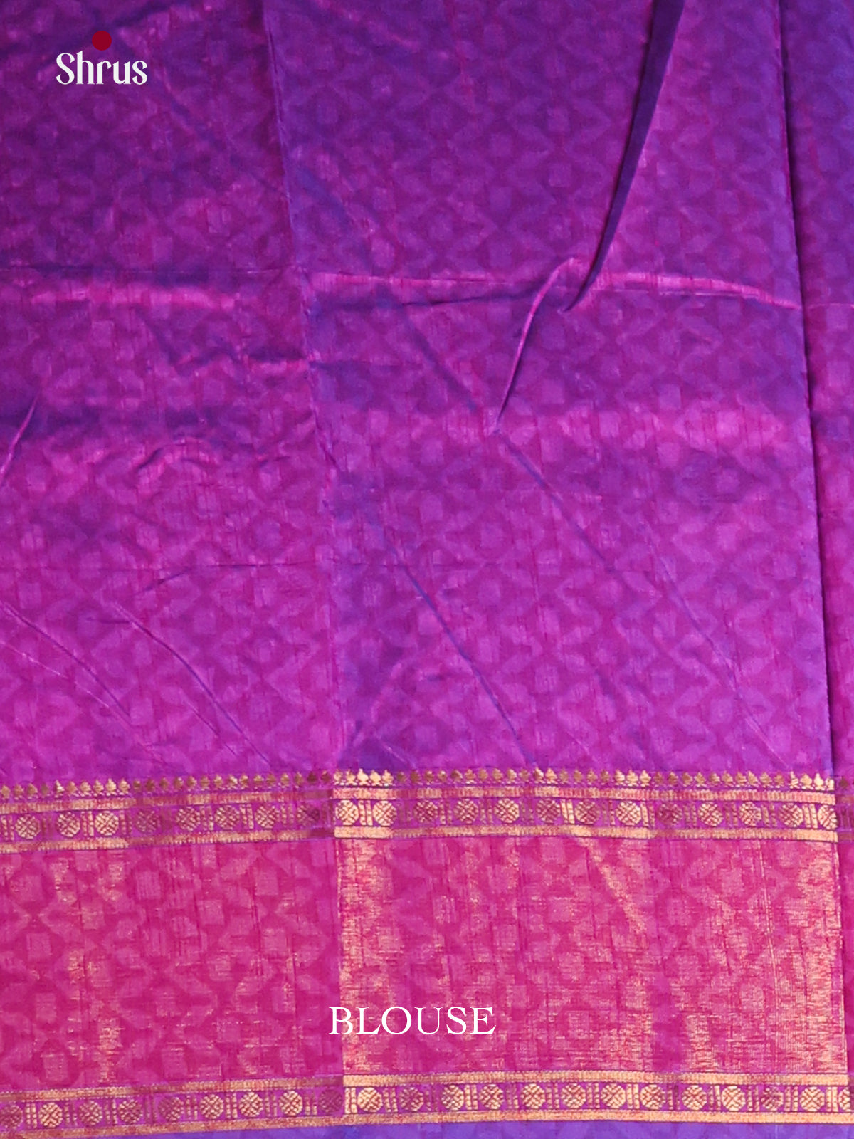 Blue & Purple - Semi Patola Saree