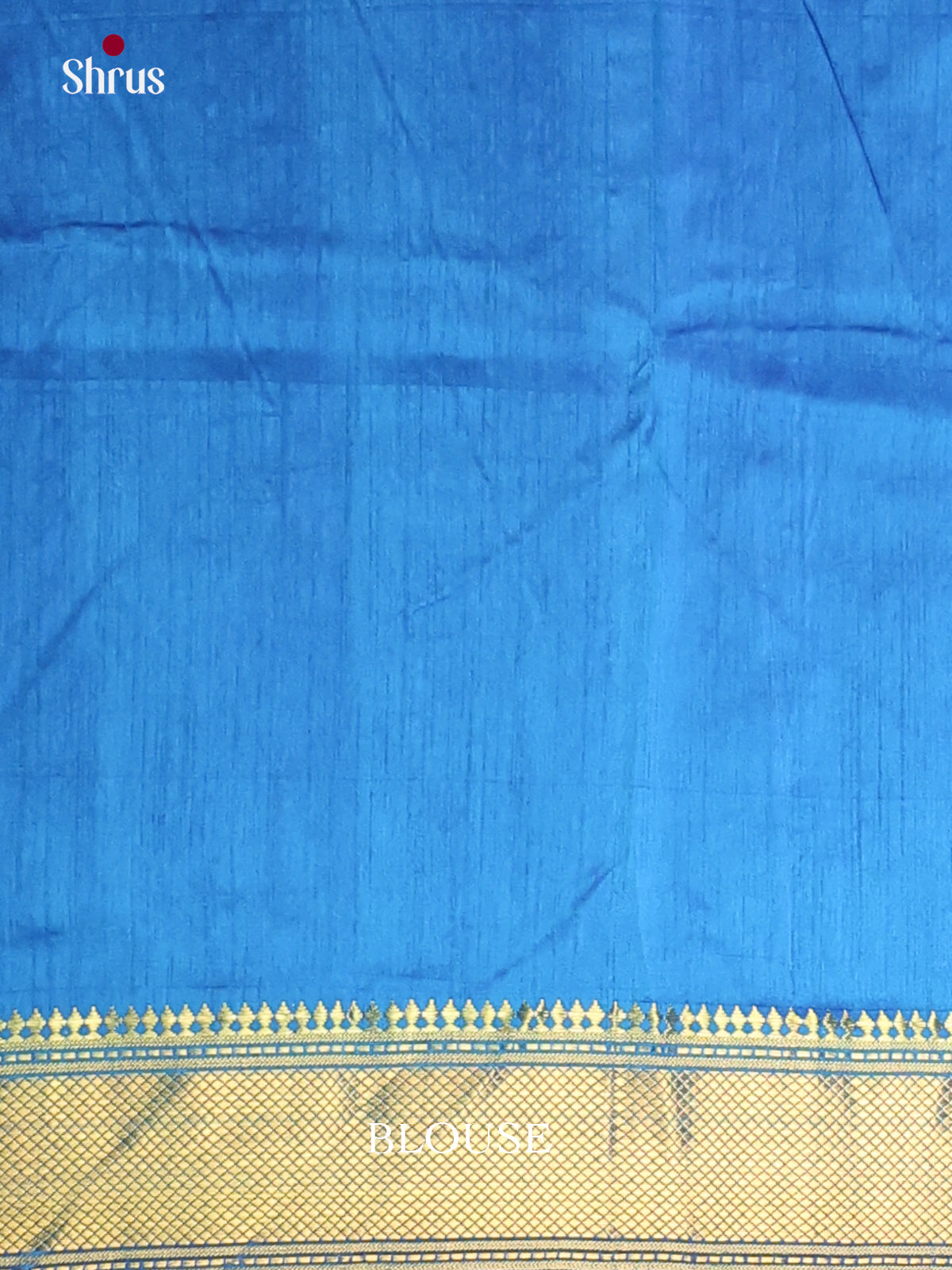 Blue & Teal - Semi Patola Saree