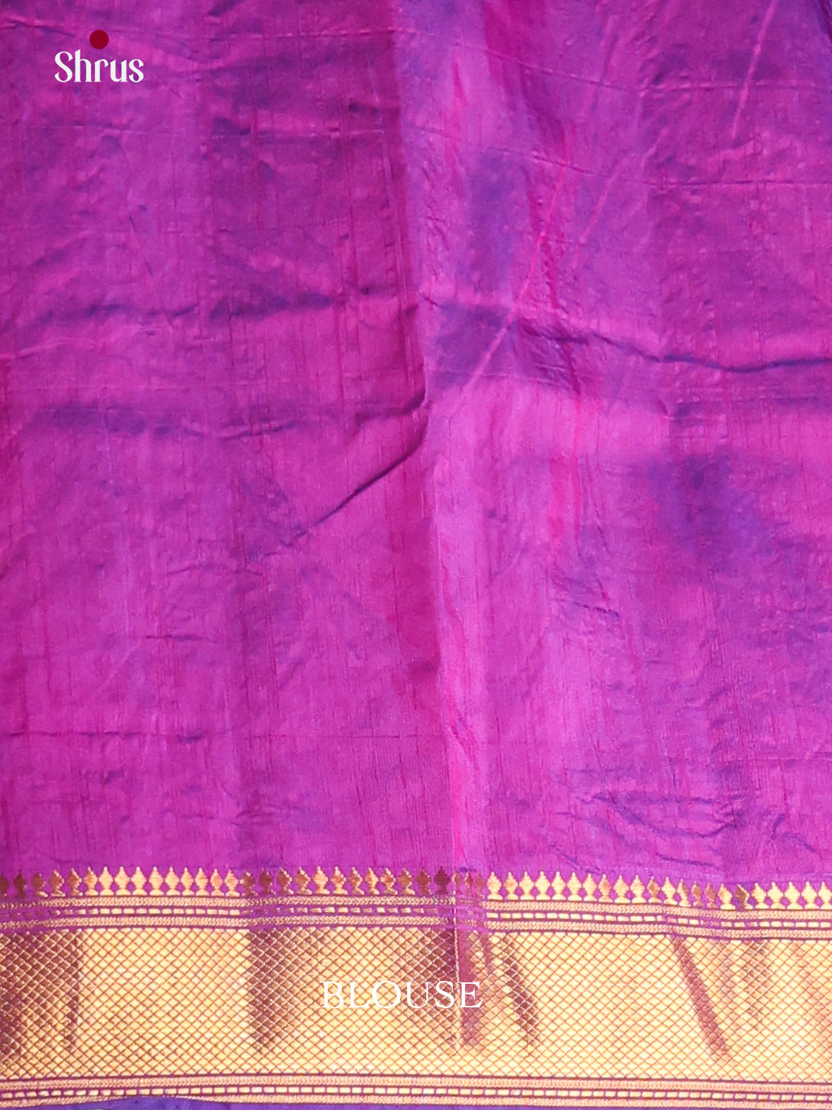 Blue & Purple - Semi Patola Saree