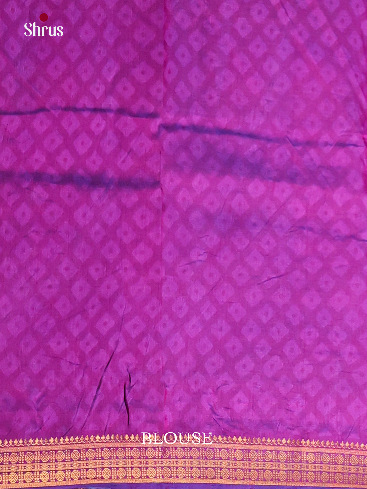 Blue & Purple - Semi Patola Saree