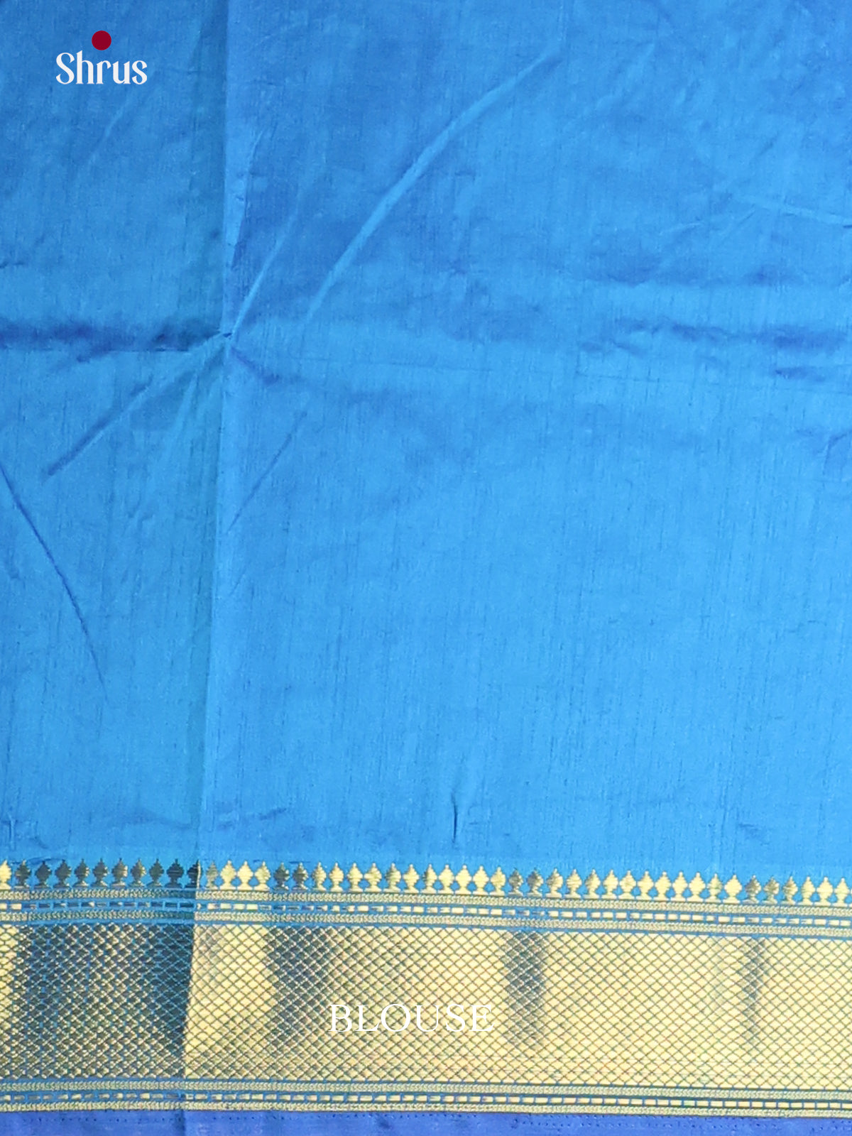 Blue - Semi Patola Saree