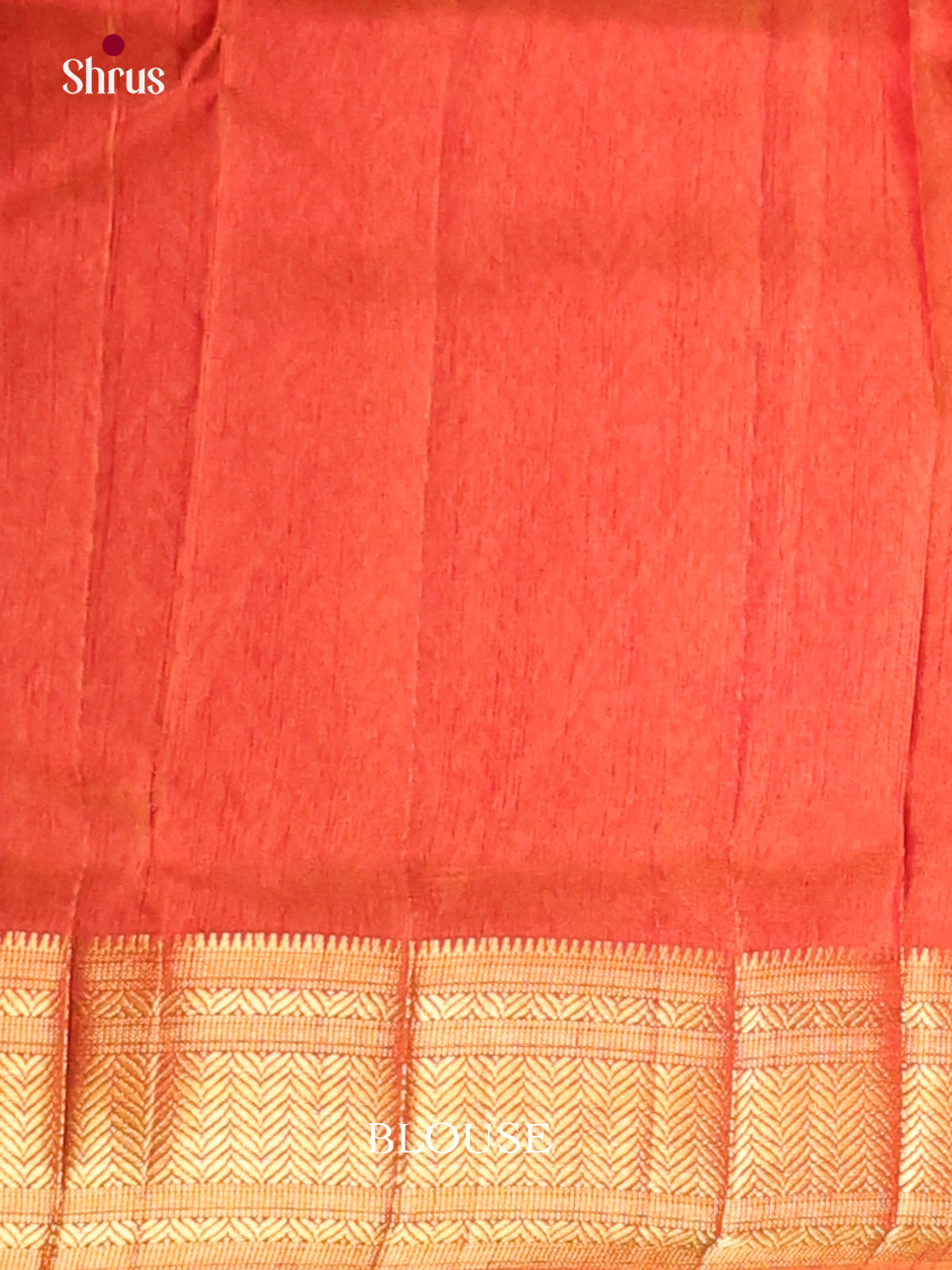 Brown & Orange- Semi Patola Saree