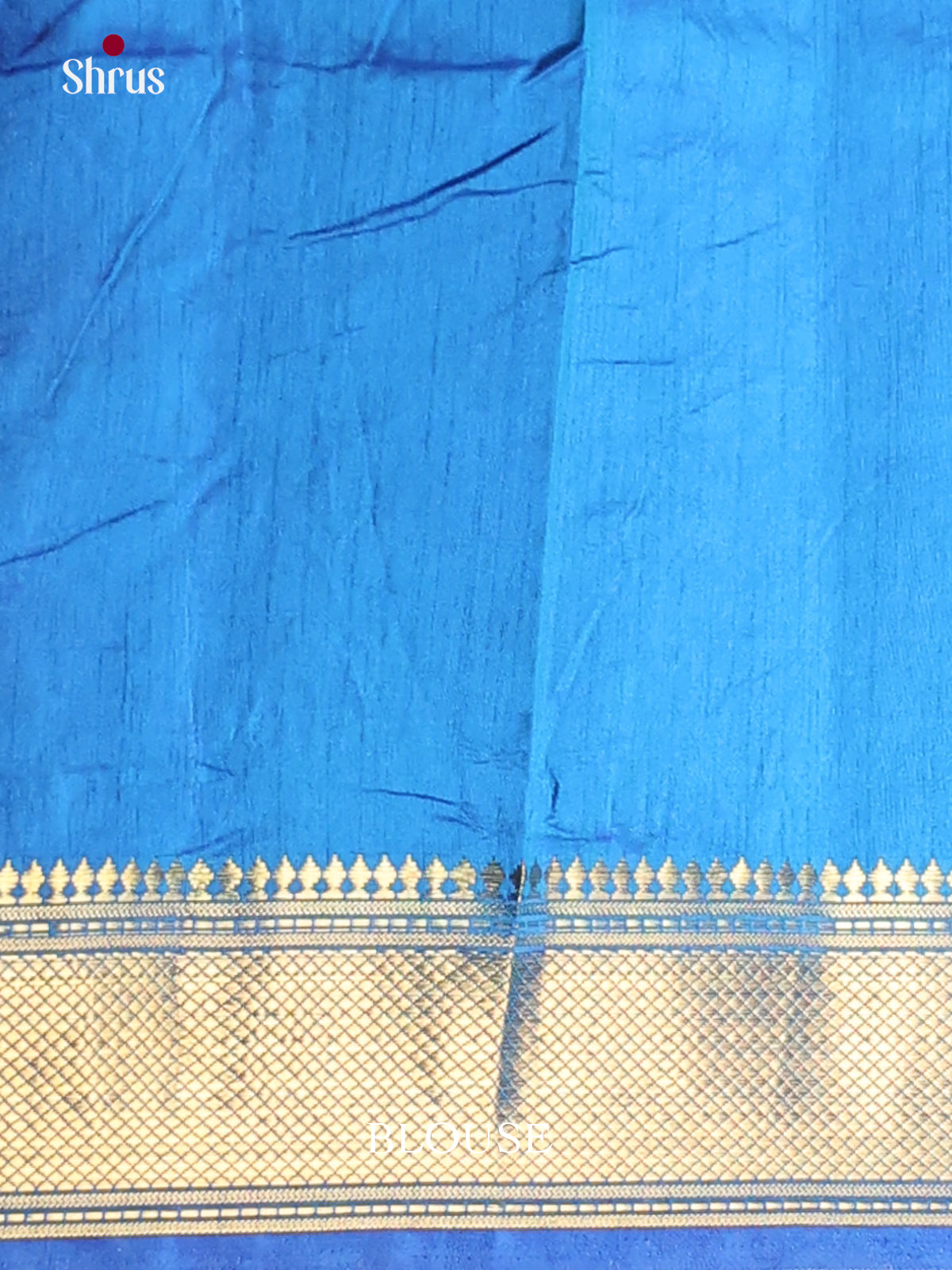 Blue- Semi Patola Saree