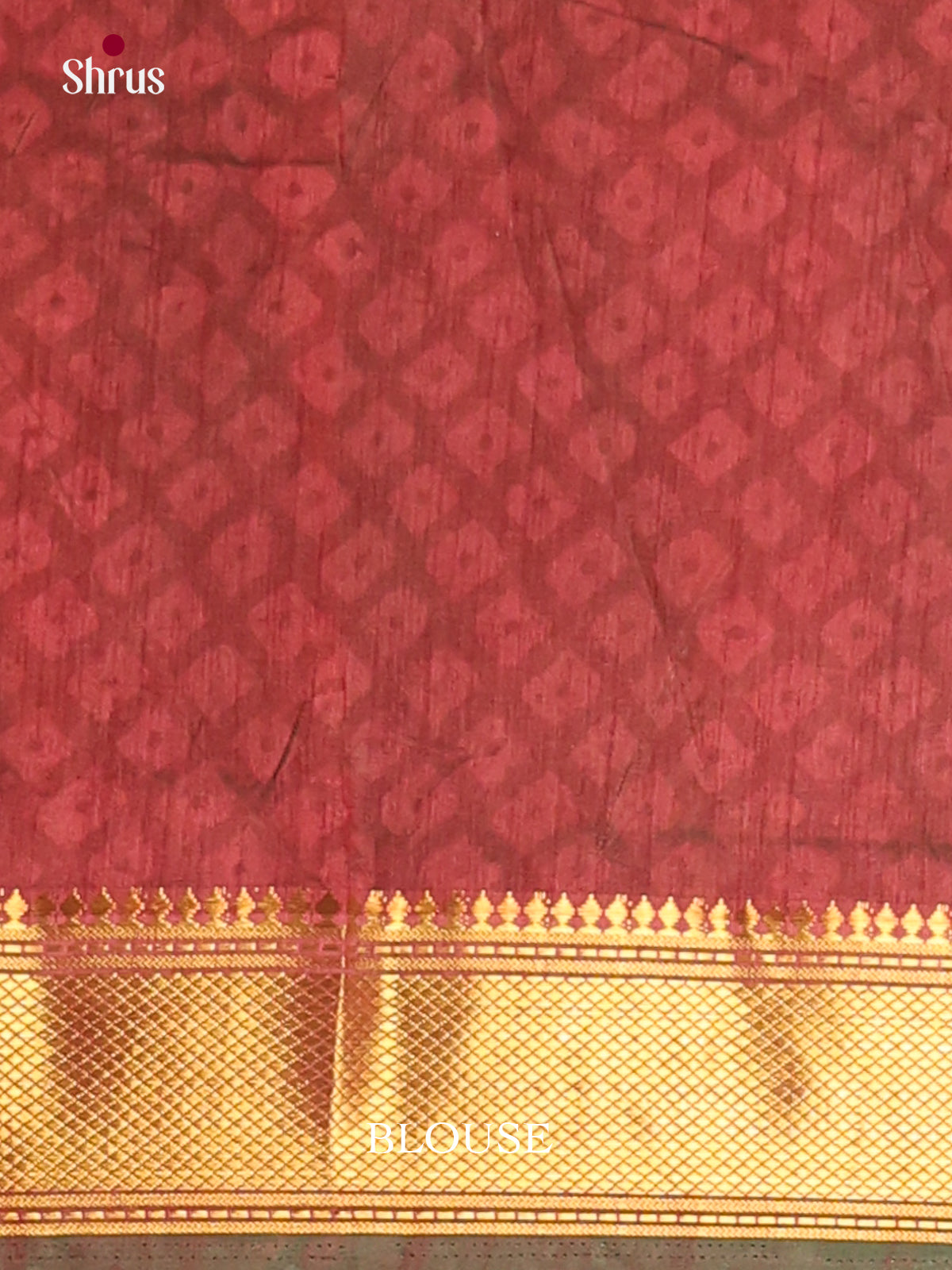 Green & brown - Semi Patola Saree - Shop on Shrus.com