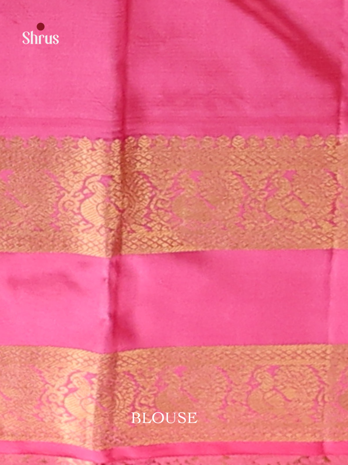 Purple  & Pink Kanchipuram silk Saree with self jacquard & Rettaipet zari border-3
