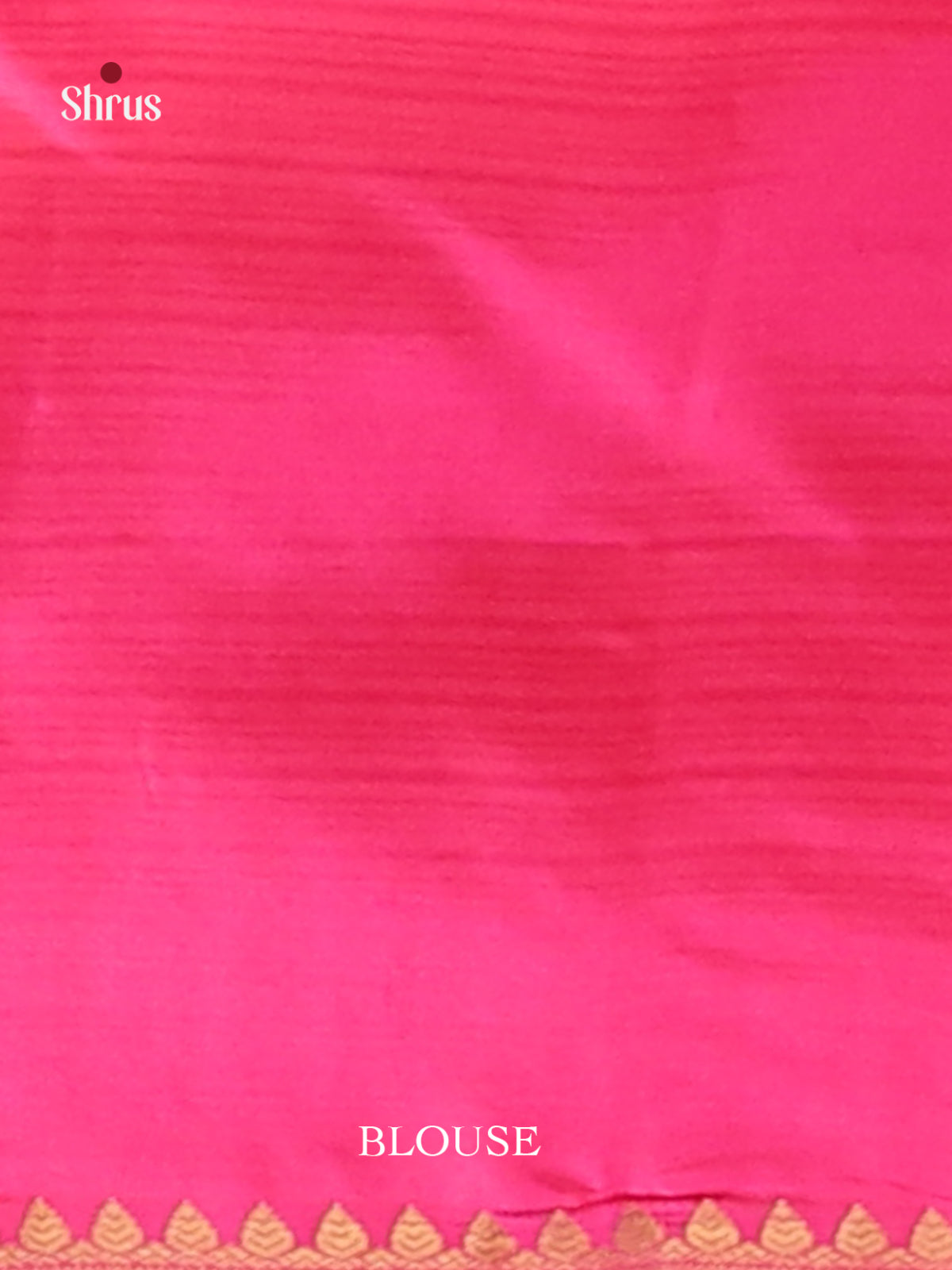 Pink Single Tone Kanchipuram silk  Saree with thin zari Border-3