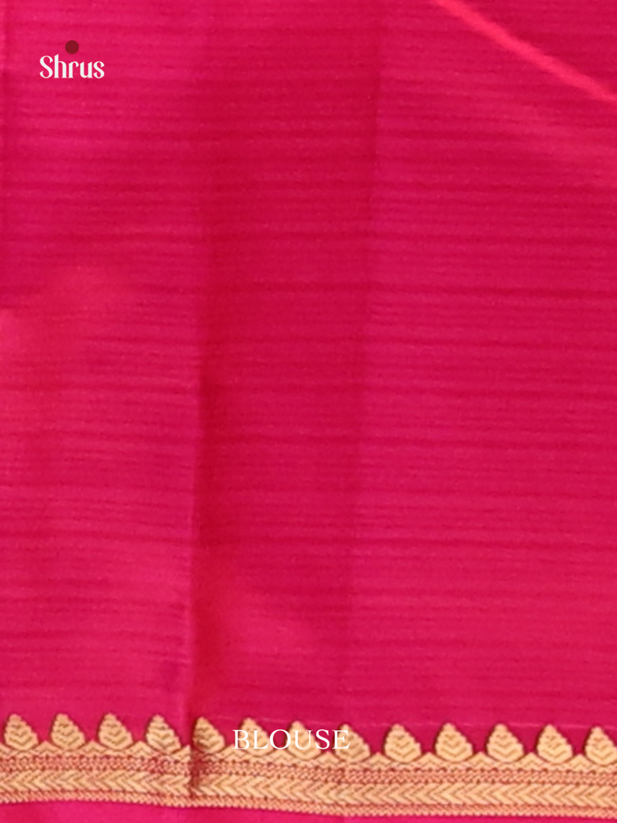 Charming Pink Single Tone Kanchipuram silk  Saree with zati striped pallu-3