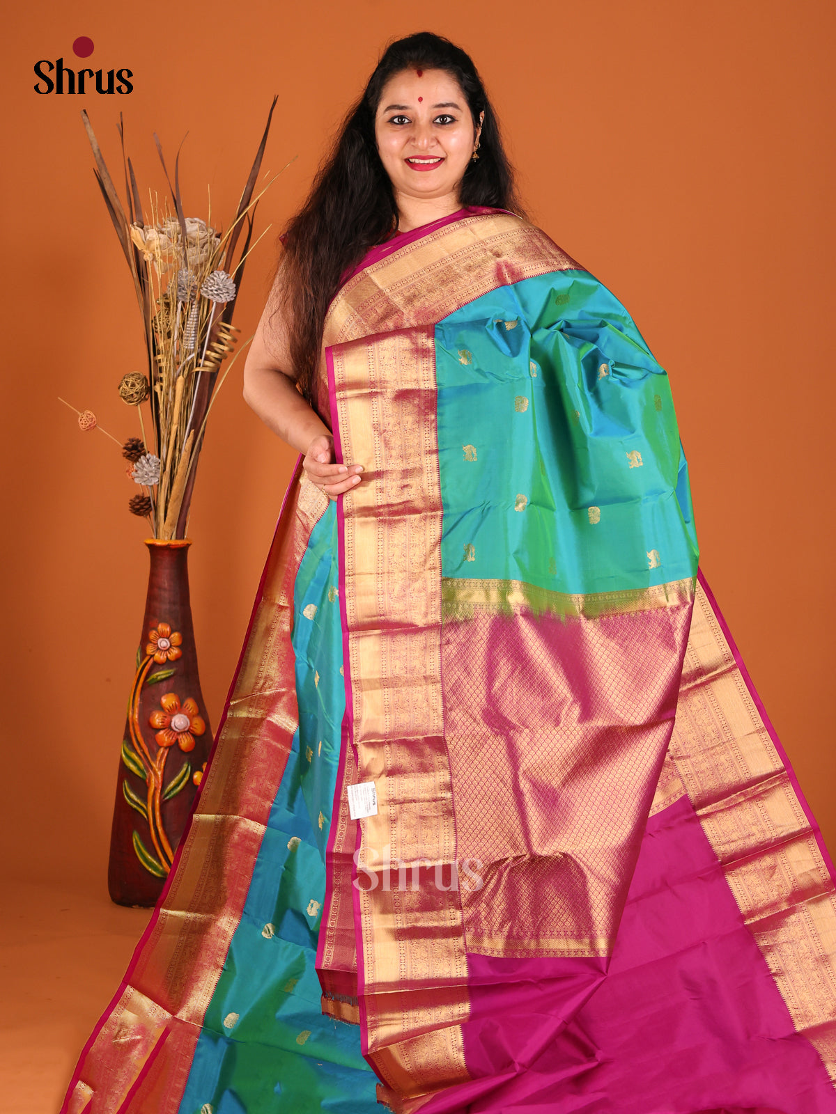DGS19426 - Kanchipuram silk (HR) Saree-1