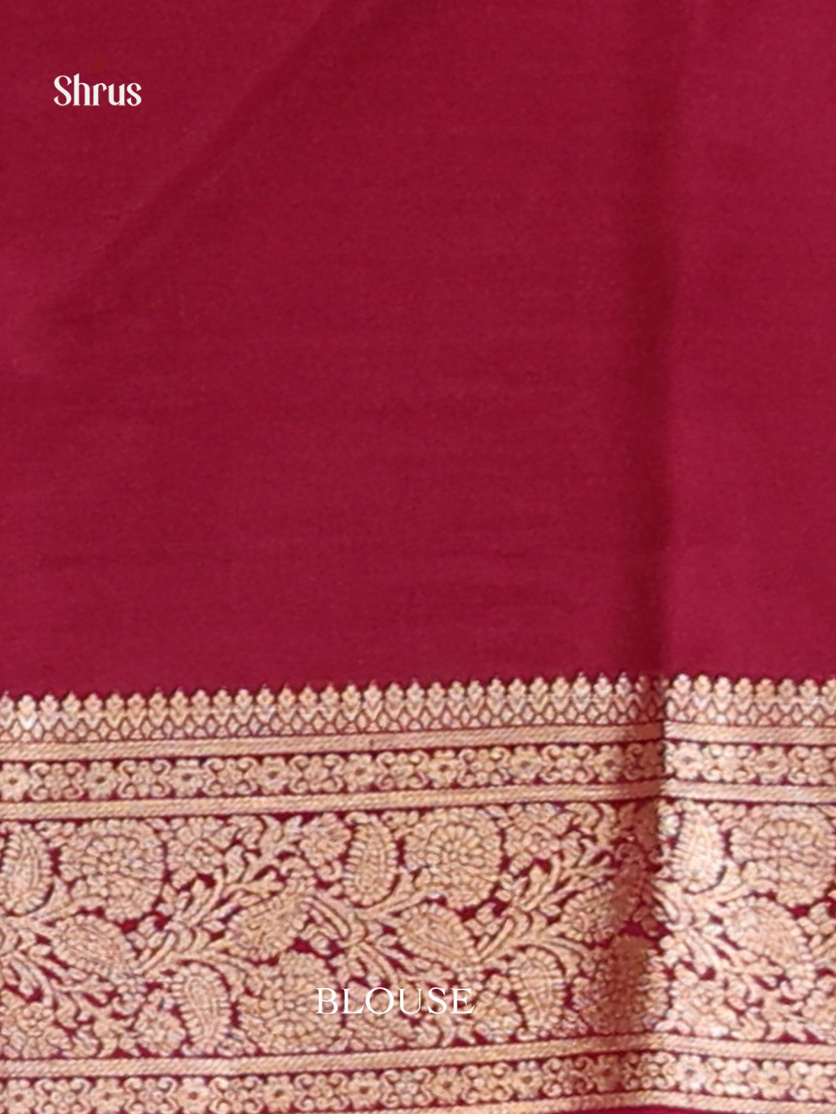 Beautiful Maroon Single Tone Kanchipuram silk Saree with zari dotted buttas