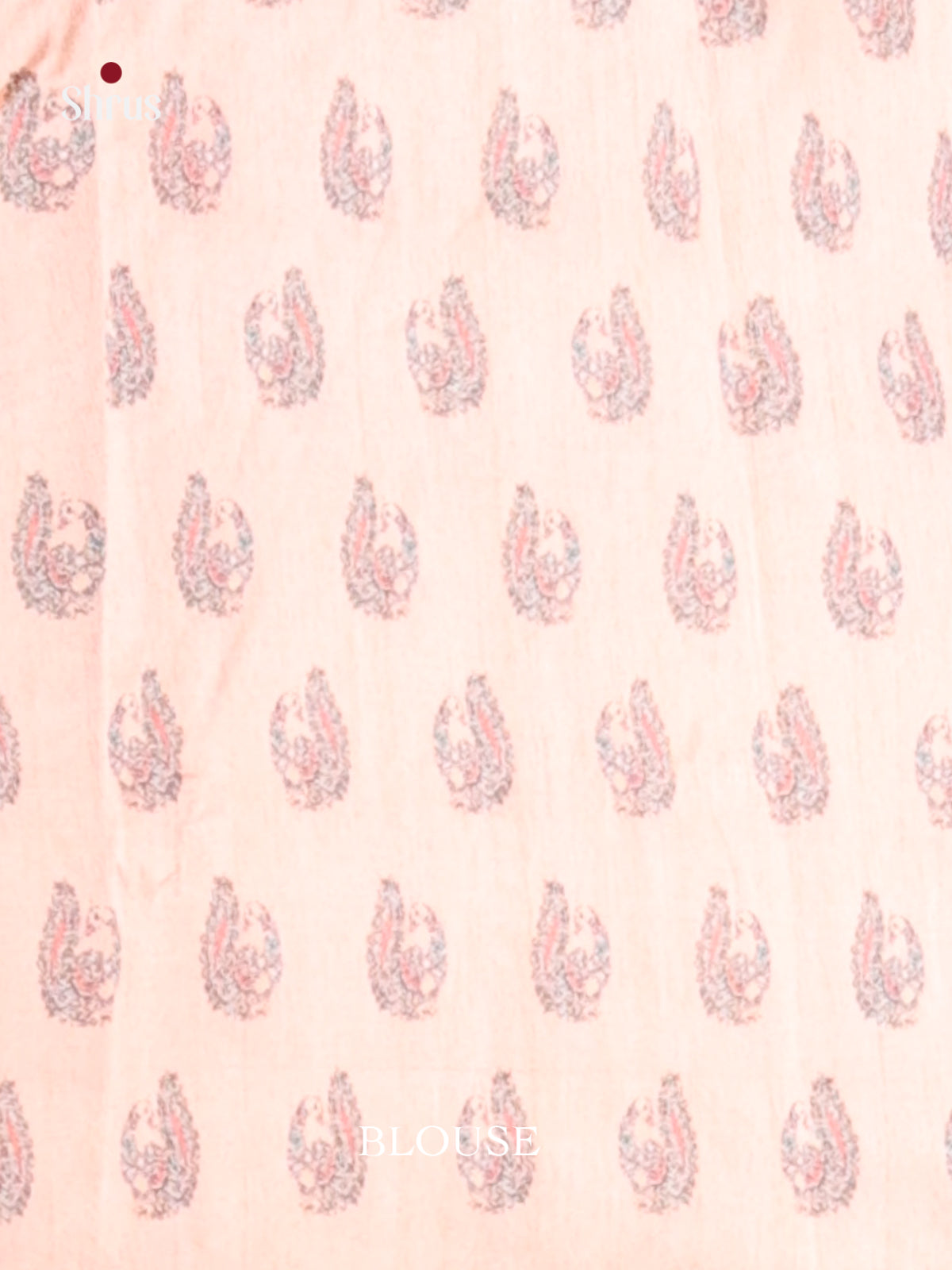 Peach - Semi Tussar Saree