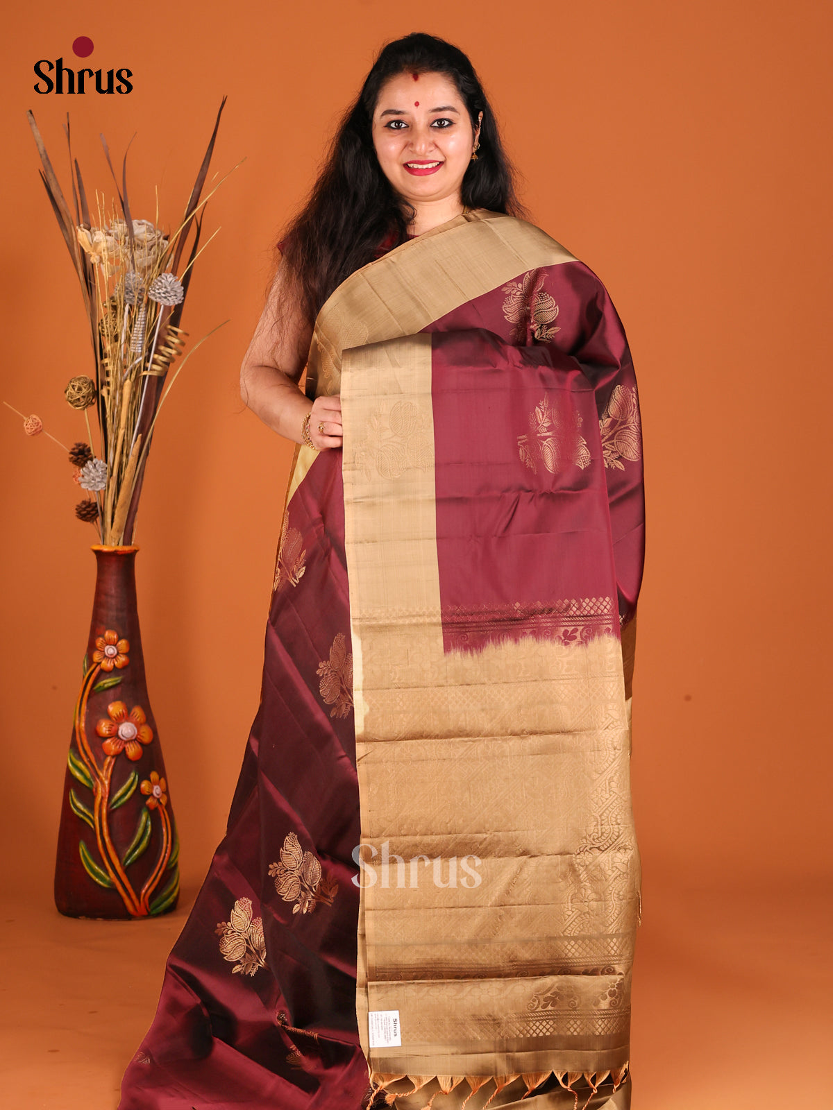 DGS23337 - Softsilk-halfpure Saree - Shop on Shrus.com