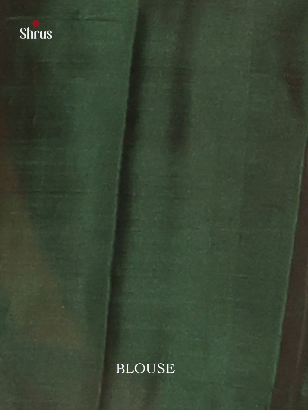 Red & Green Softsilk-halfpure Saree with contrast zari brocade pallu