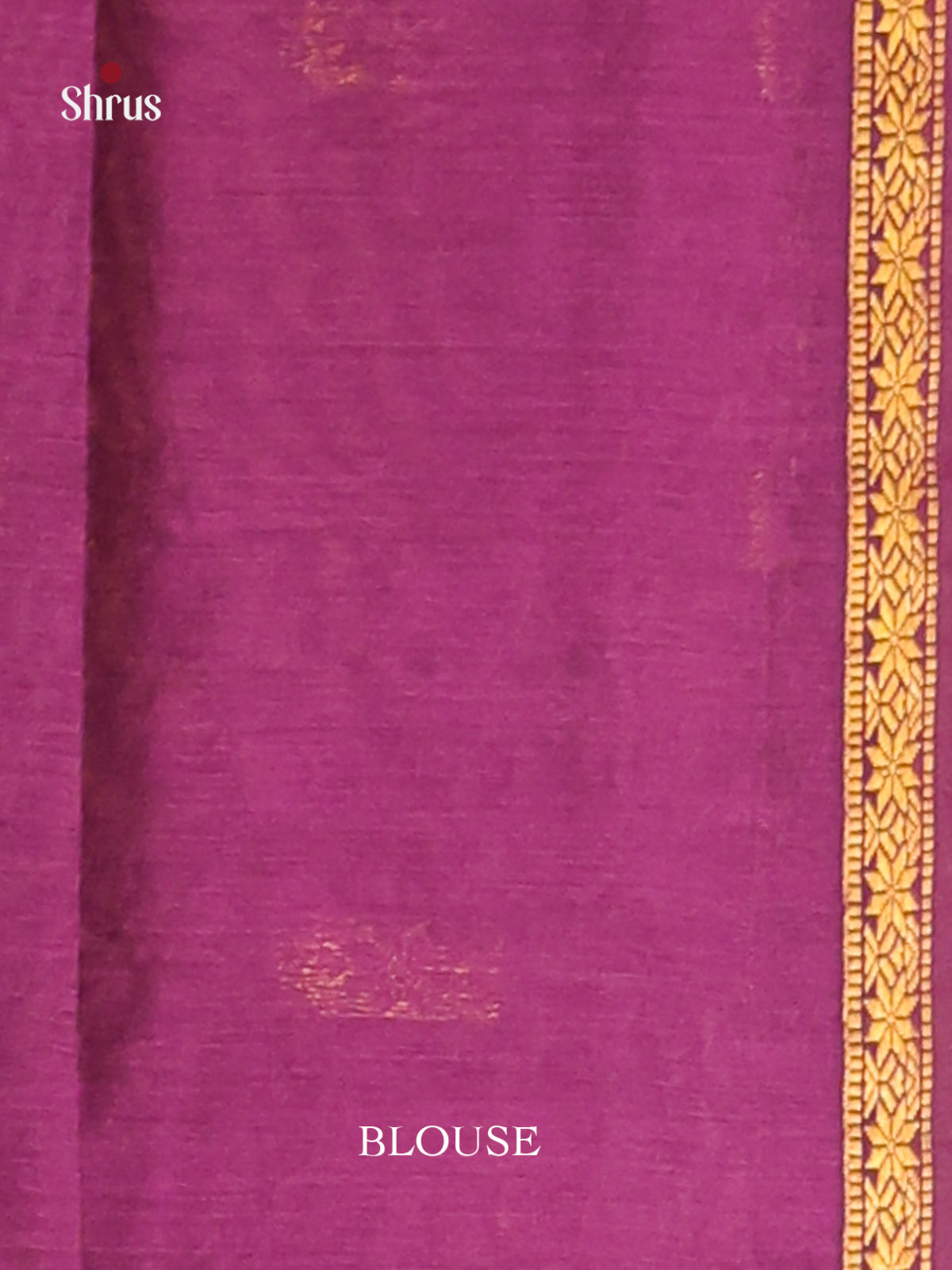 Orange & Purple - Semi Maheshwari Saree - Shop on Shrus.com