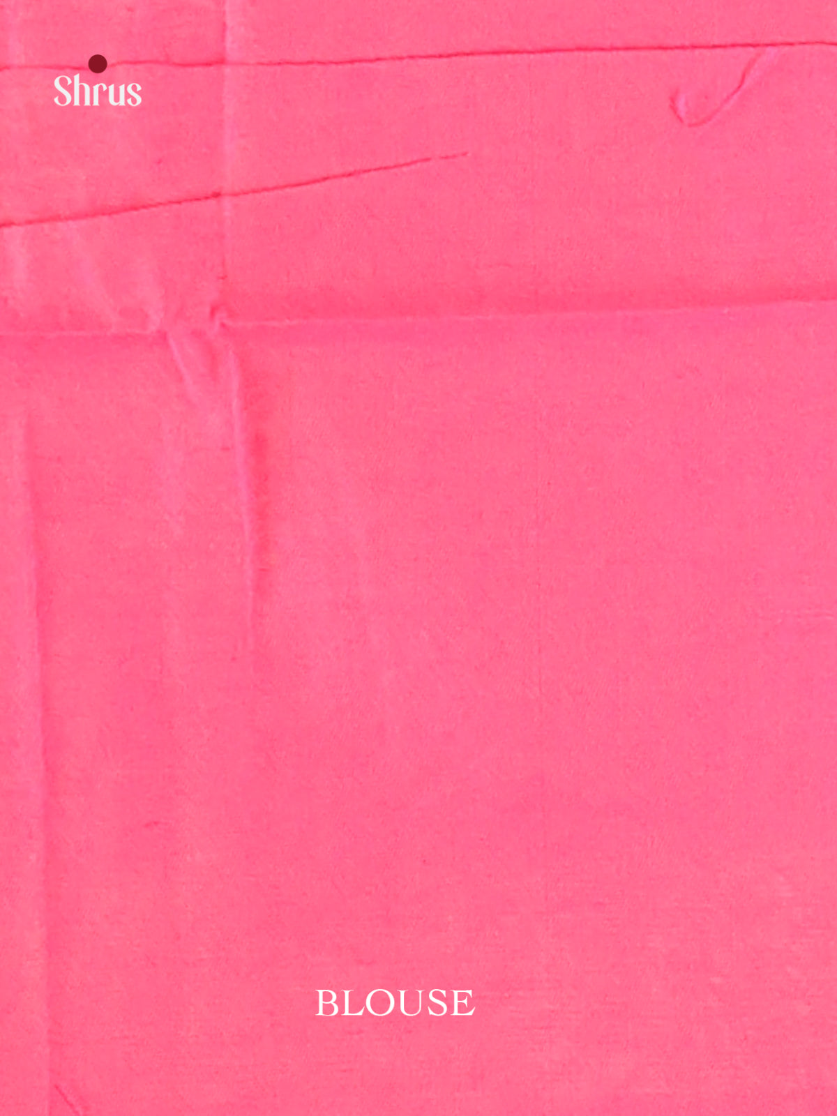 Cream & Pink - Semi Maheshwari Saree