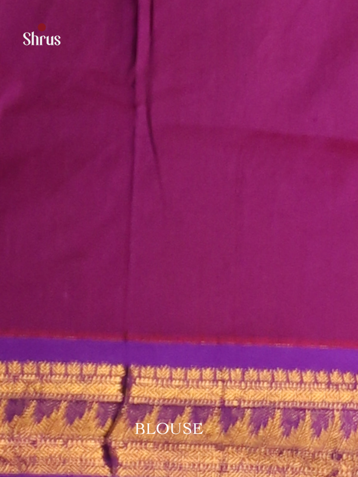 Pink & Purple - Kalyani Cotton Saree - Shop on Shrus.com