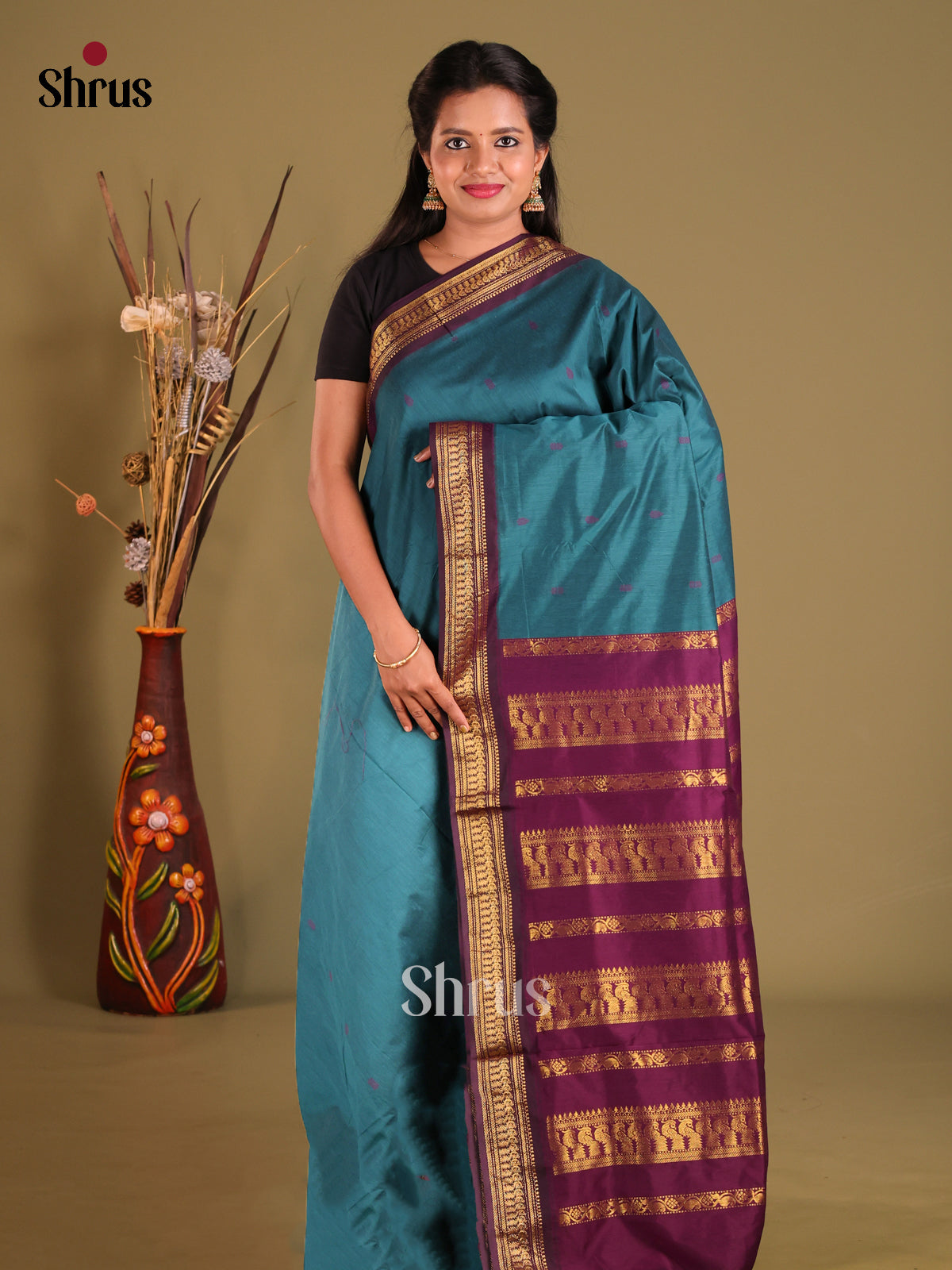 DGS24056 - Kalyani Cotton Saree - Shop on Shrus.com