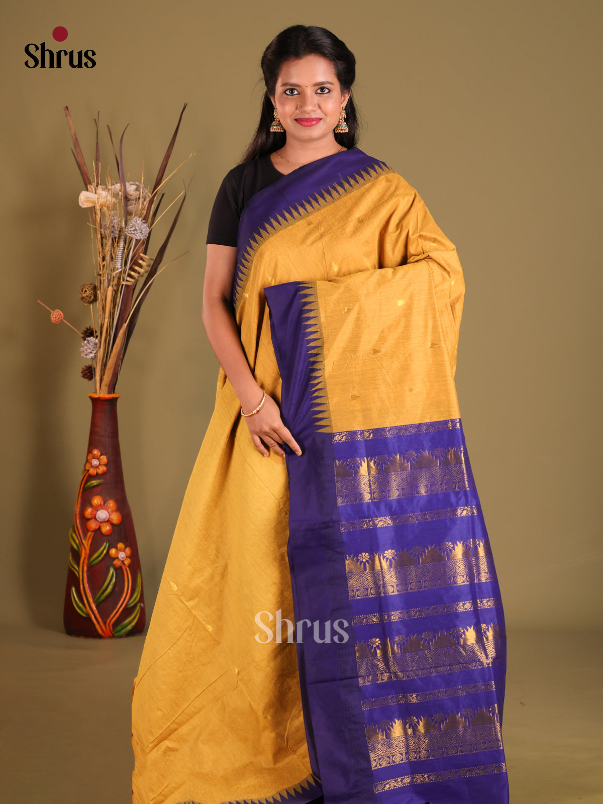DGS24064 - Kalyani Cotton Saree - Shop on Shrus.com