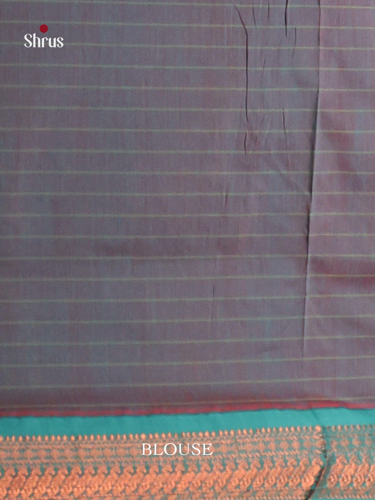 Orange & Teal - Kalyani Cotton Saree - Shop on Shrus.com
