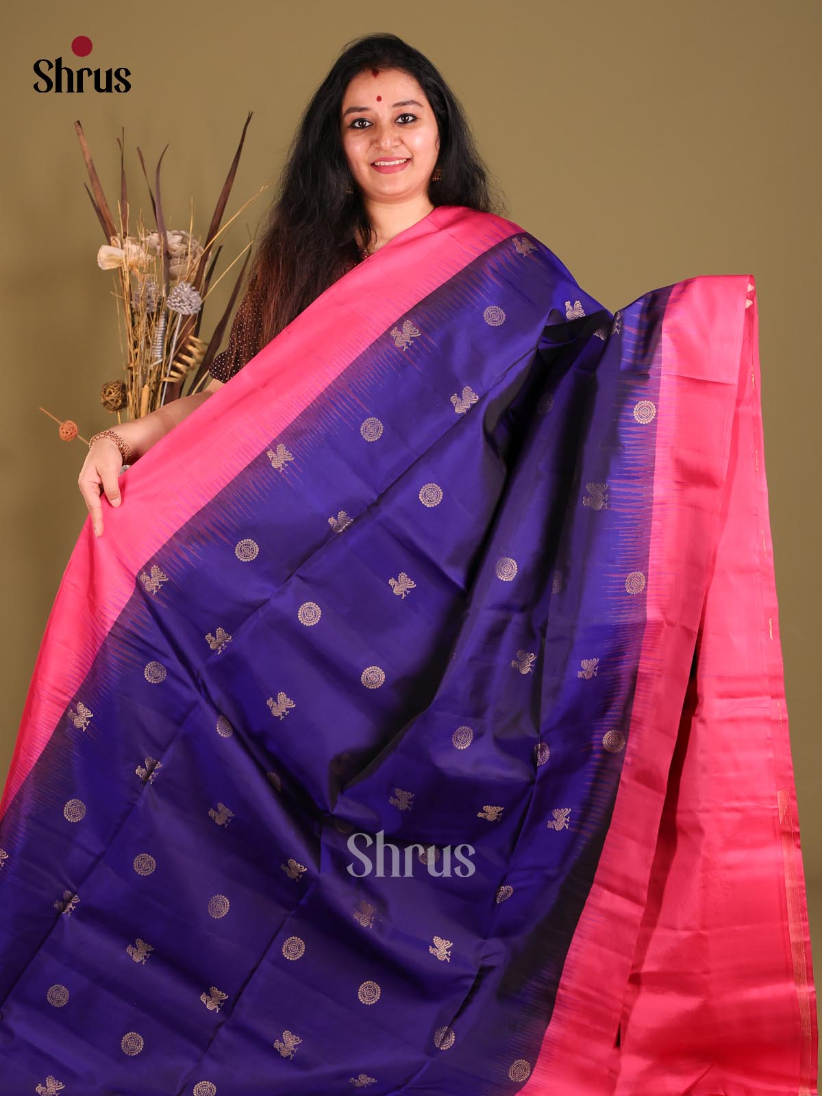 DGS25091 - Soft Silk (HR) Saree - Shop on Shrus.com
