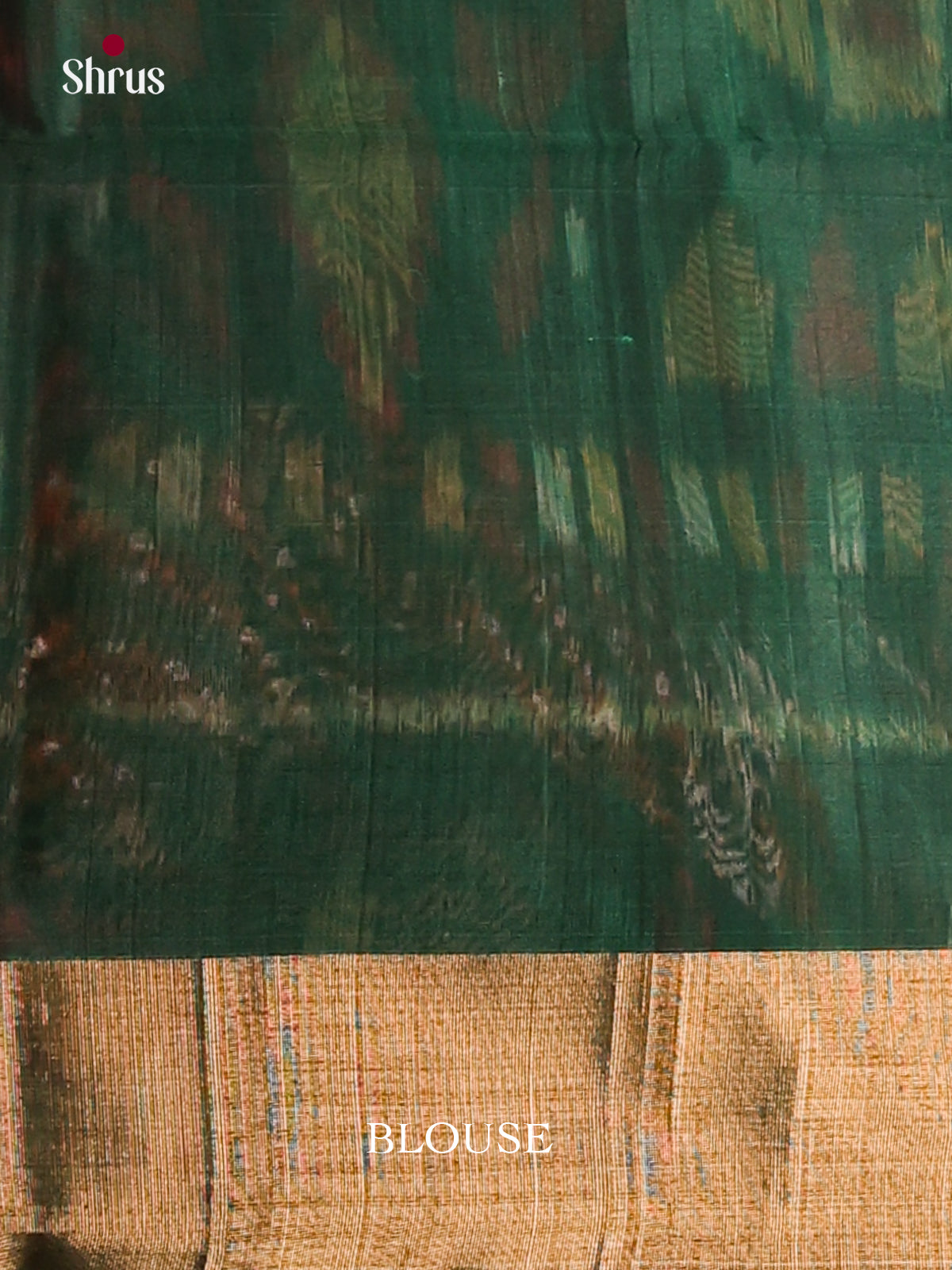 Maroon & Green- Pochampally sico Saree - Shop on Shrus.com