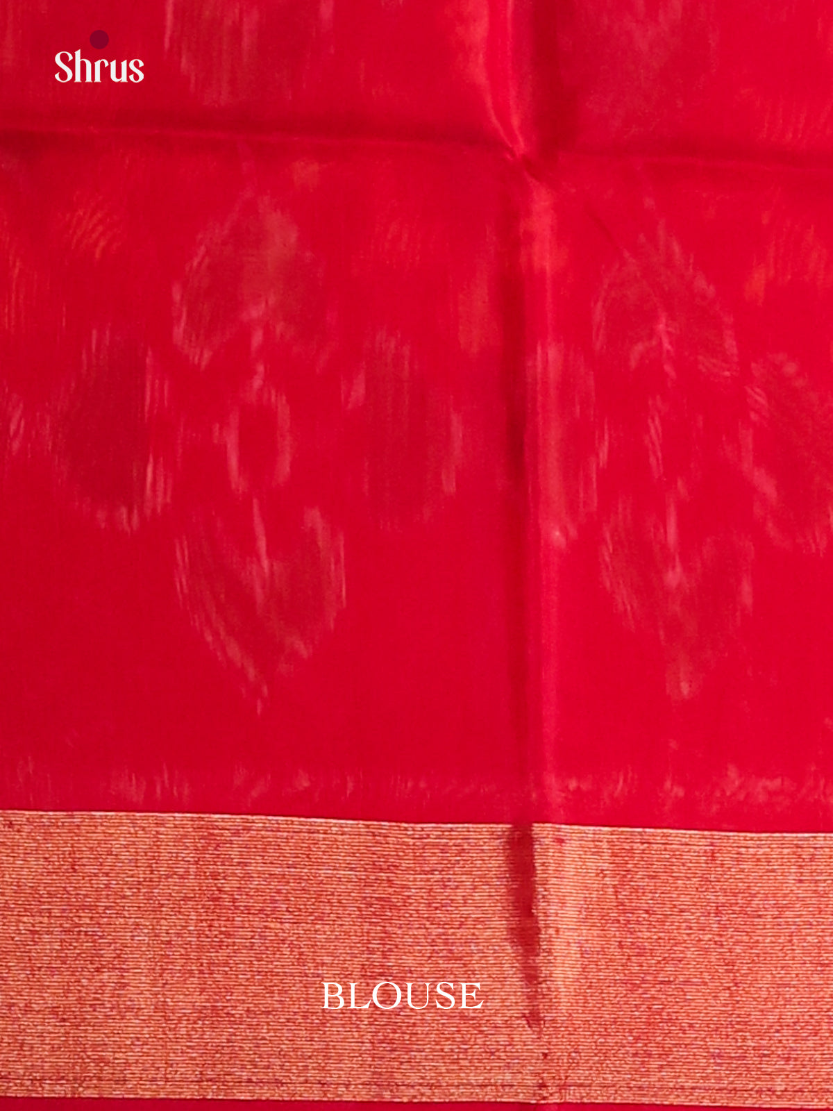 Mustardy Green & Red - Pochampally ikkat silk cotton saree -2