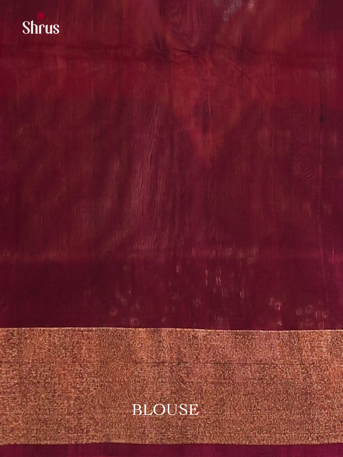 Blue & Maroon - Pochampally sico Saree