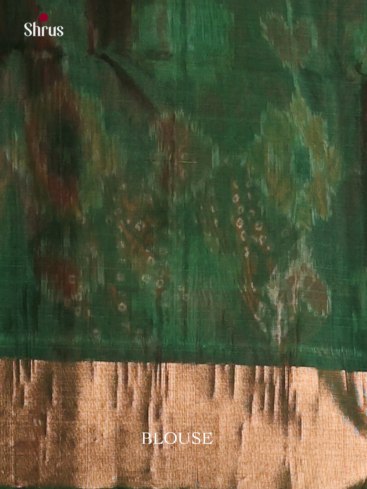Maroon & Green - Pochampally sico Saree - Shop on Shrus.com